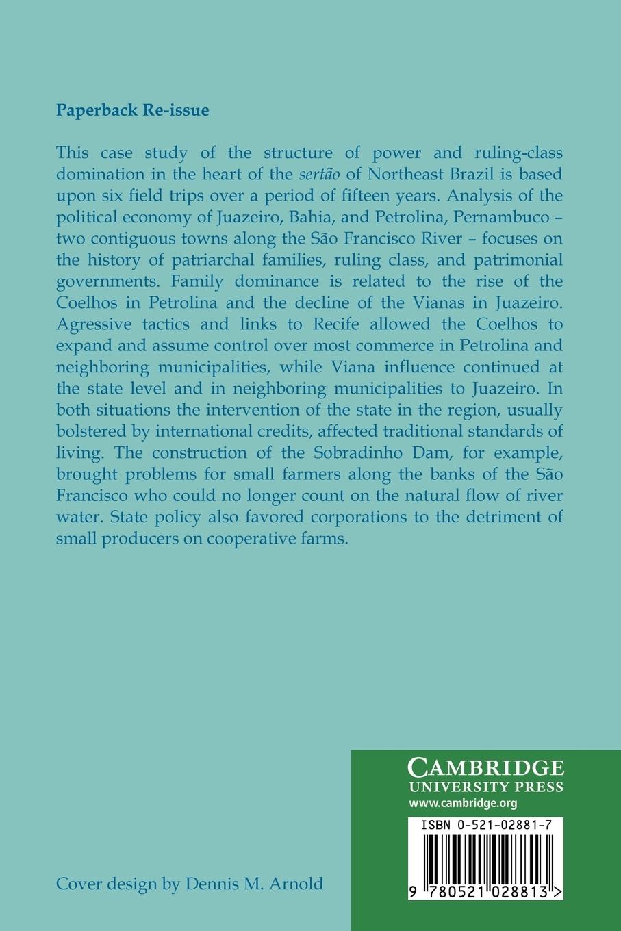 Rückseitencover Power and the Ruling Classes in Northeast Brazil