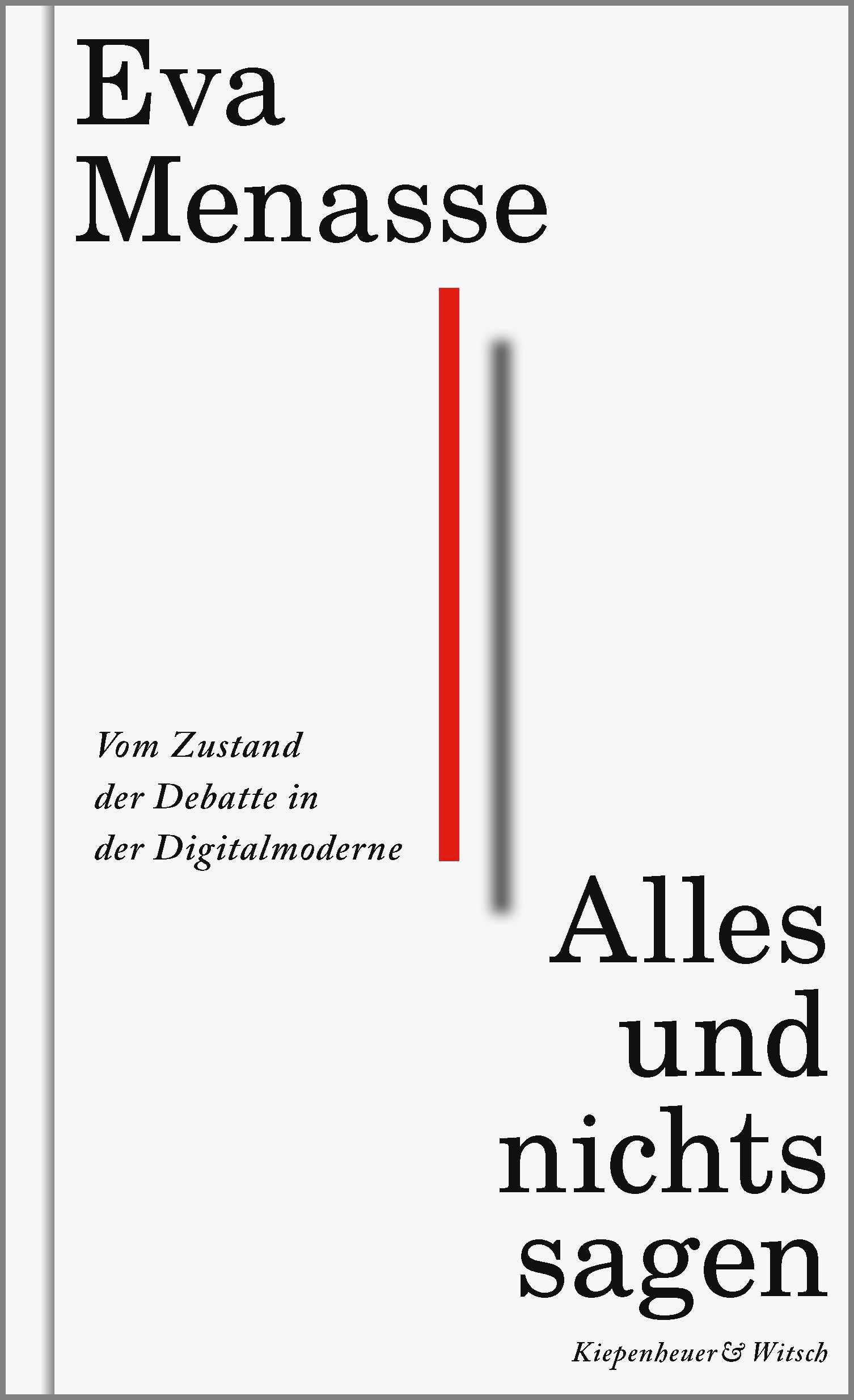 Vorderes Coverbild Alles und nichts sagen