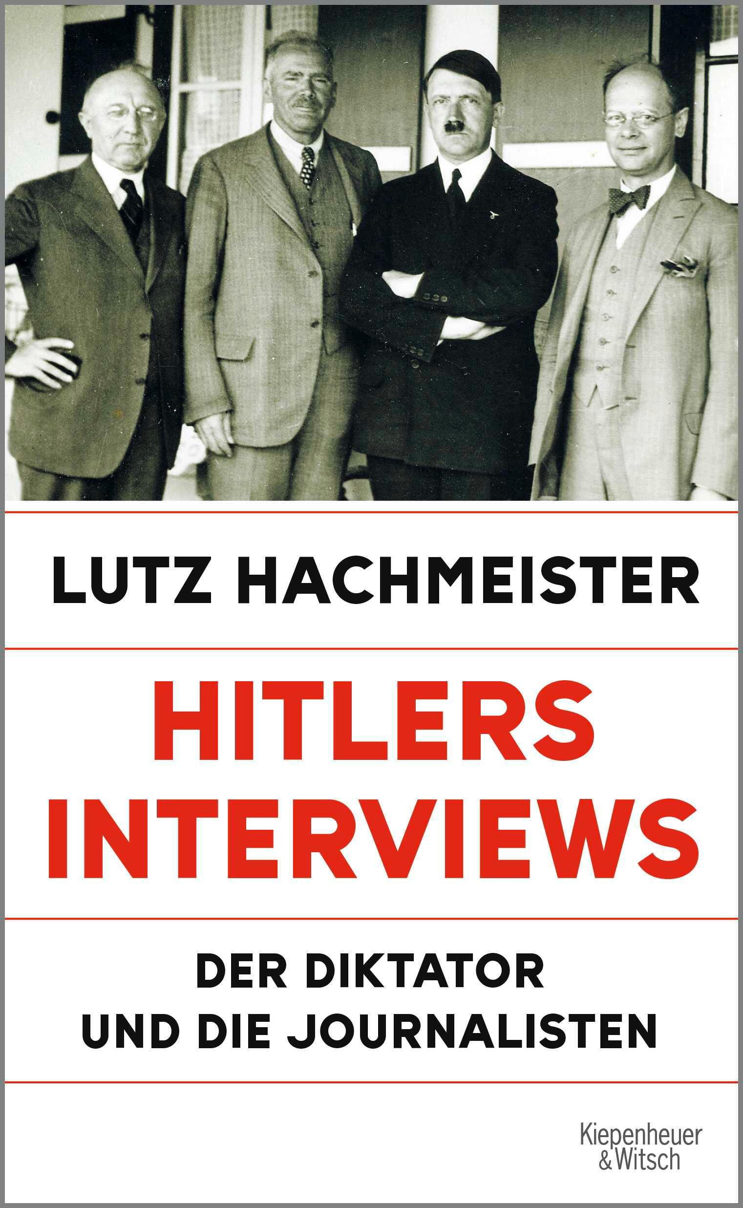 Vorderes Coverbild Hitlers Interviews