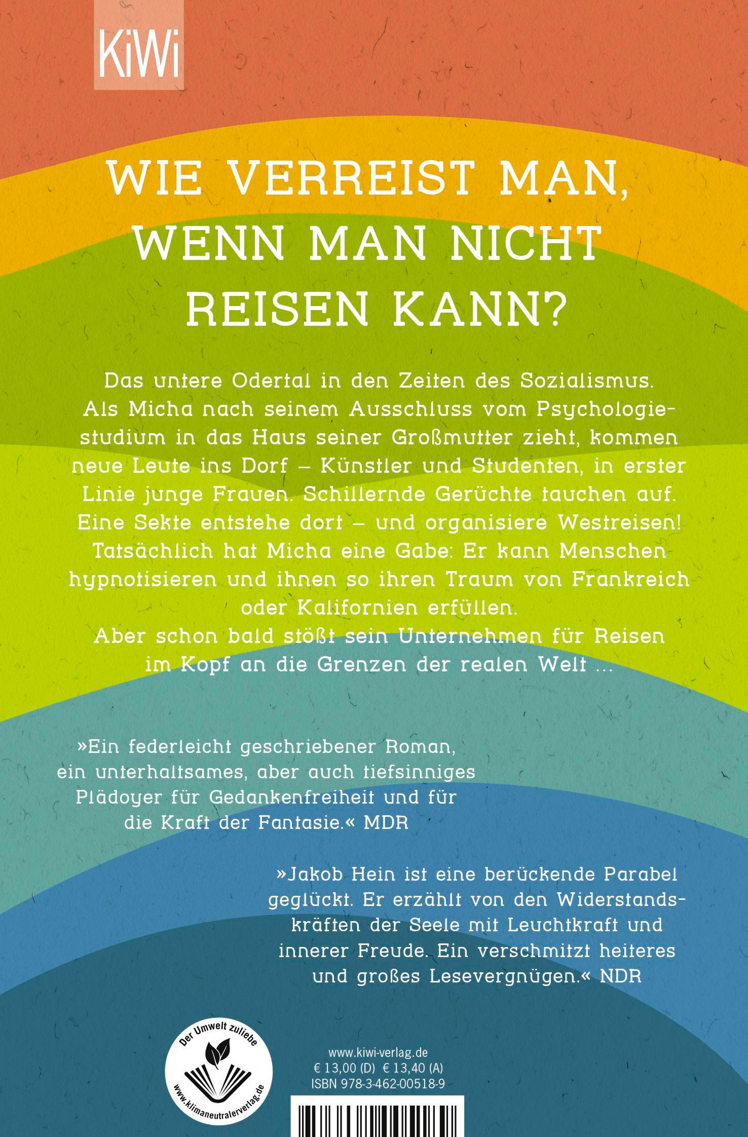 Rückseitencover Der Hypnotiseur oder Nie so glücklich wie im Reich der Gedanken