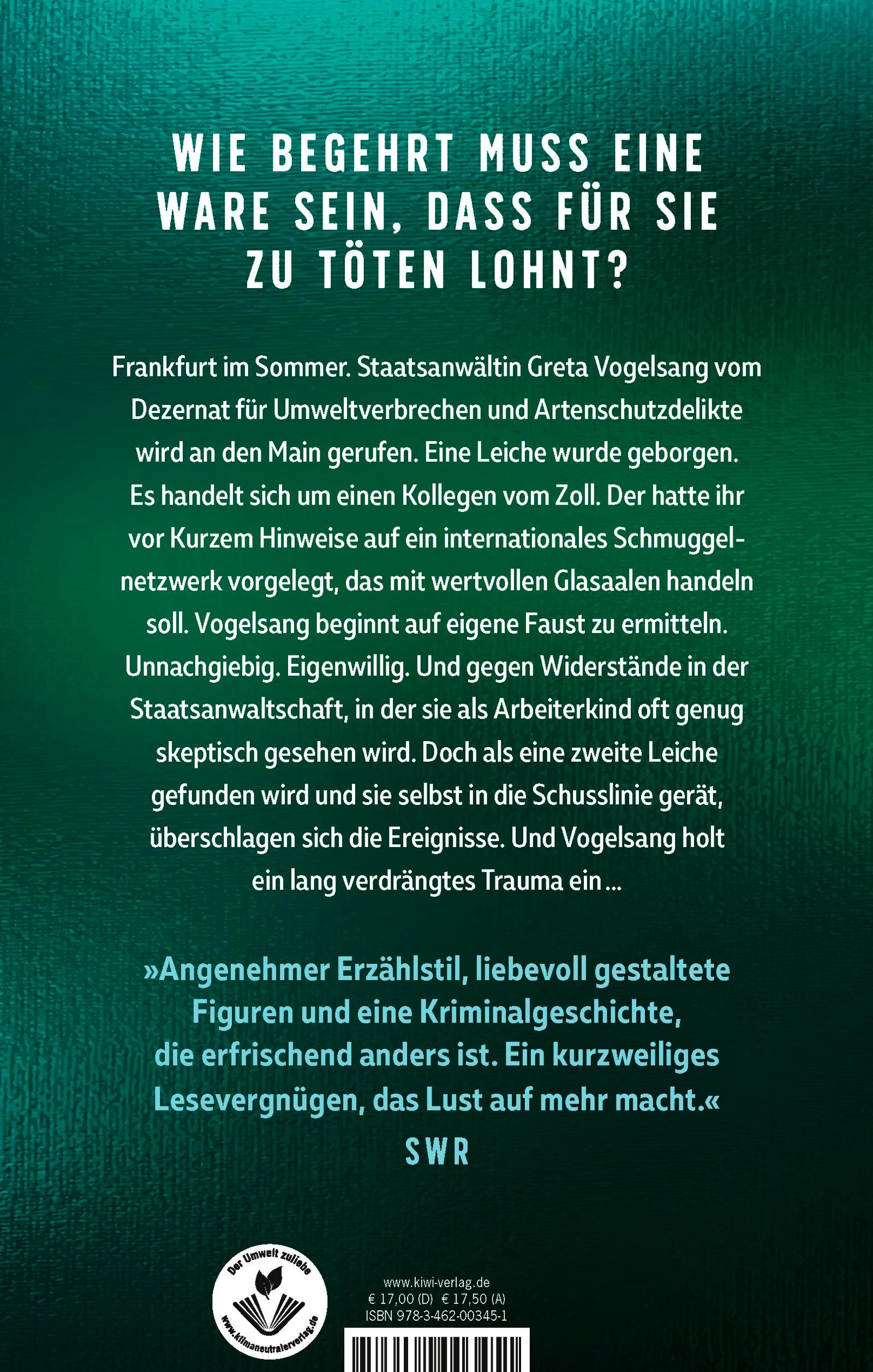 Rückseitencover Die Spur der Aale