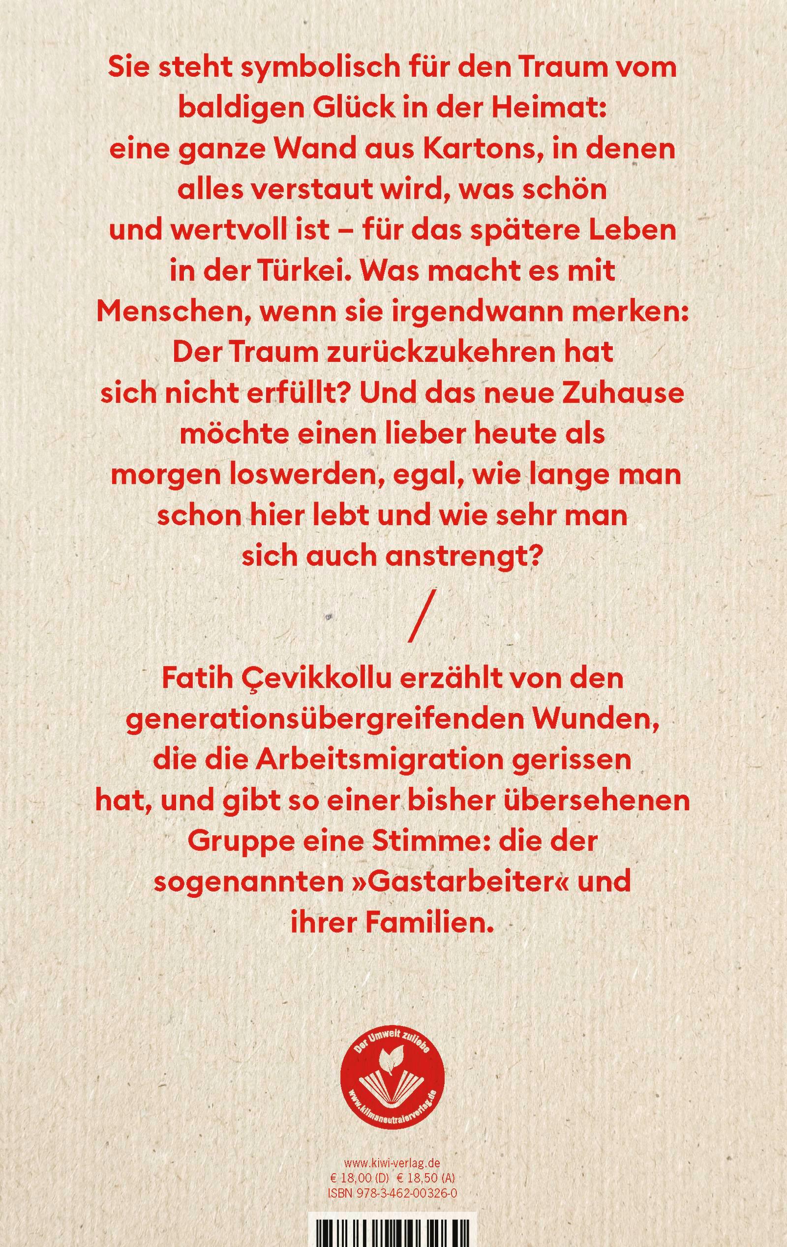 Rückseitencover Kartonwand