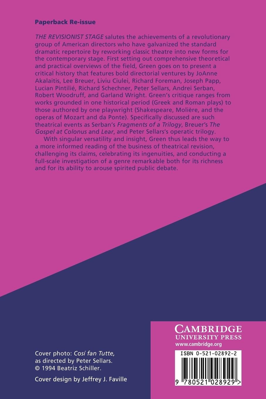 Rückseitencover The Revisionist Stage