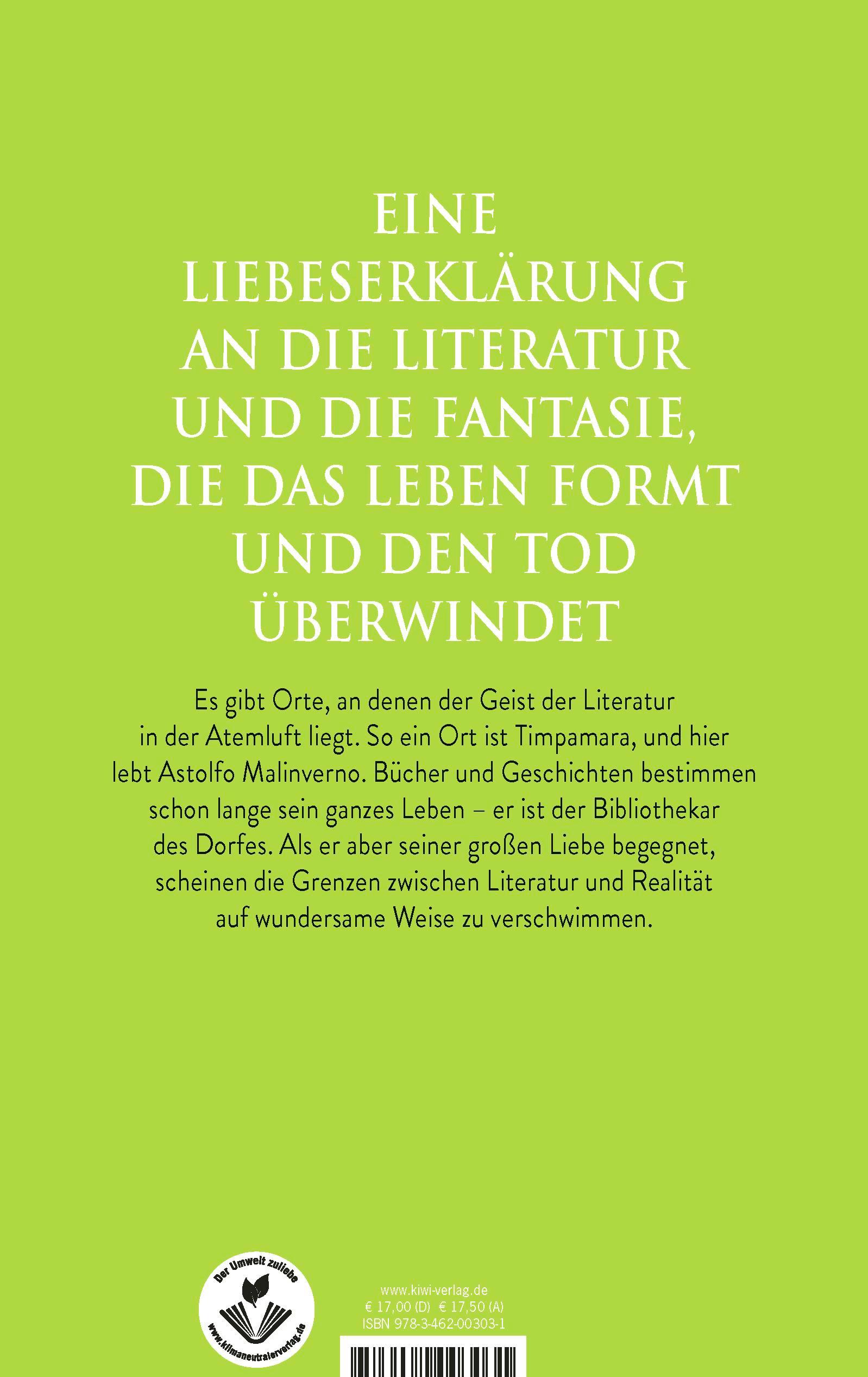 Rückseitencover Malinverno oder Die Bibliothek der verlorenen Geschichten