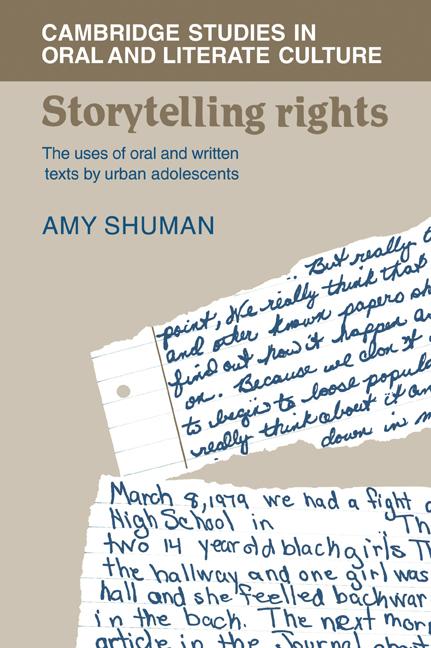 Vorderes Coverbild Storytelling Rights