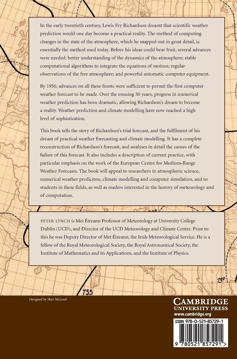 Rückseitencover The Emergence of Numerical Weather Prediction