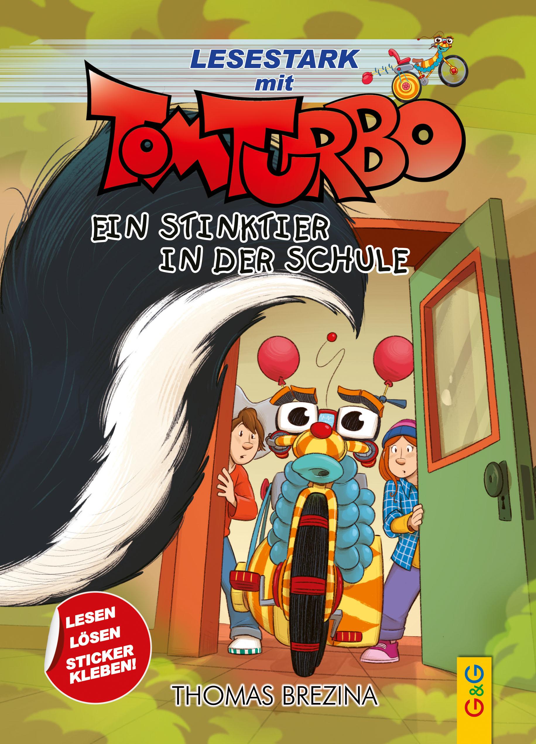 Vorderes Coverbild Tom Turbo - Lesestark - Ein Stinktier in der Schule