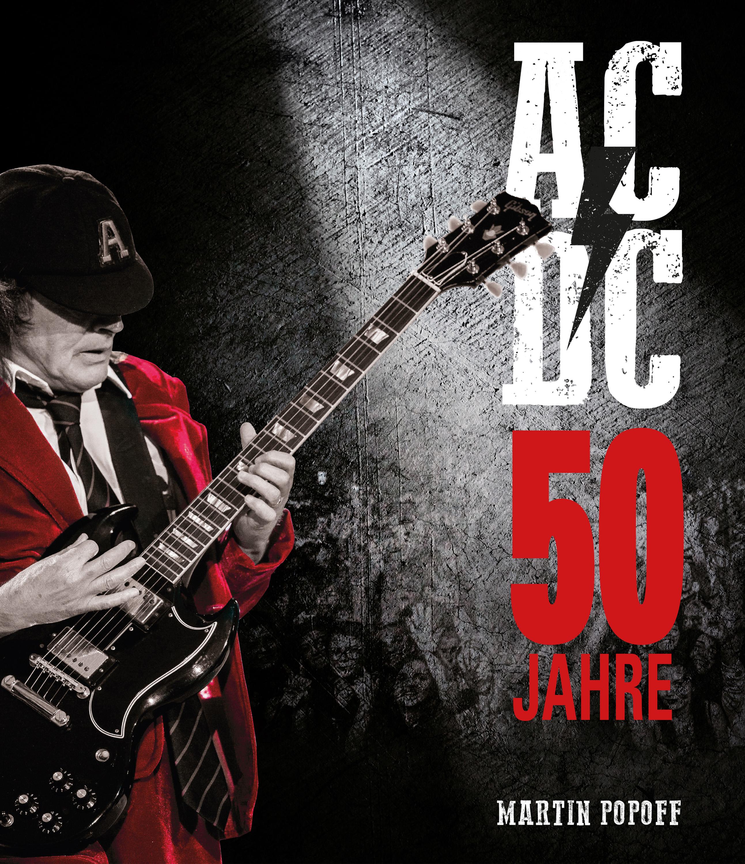 Vorderes Coverbild 50 Jahre AC/DC
