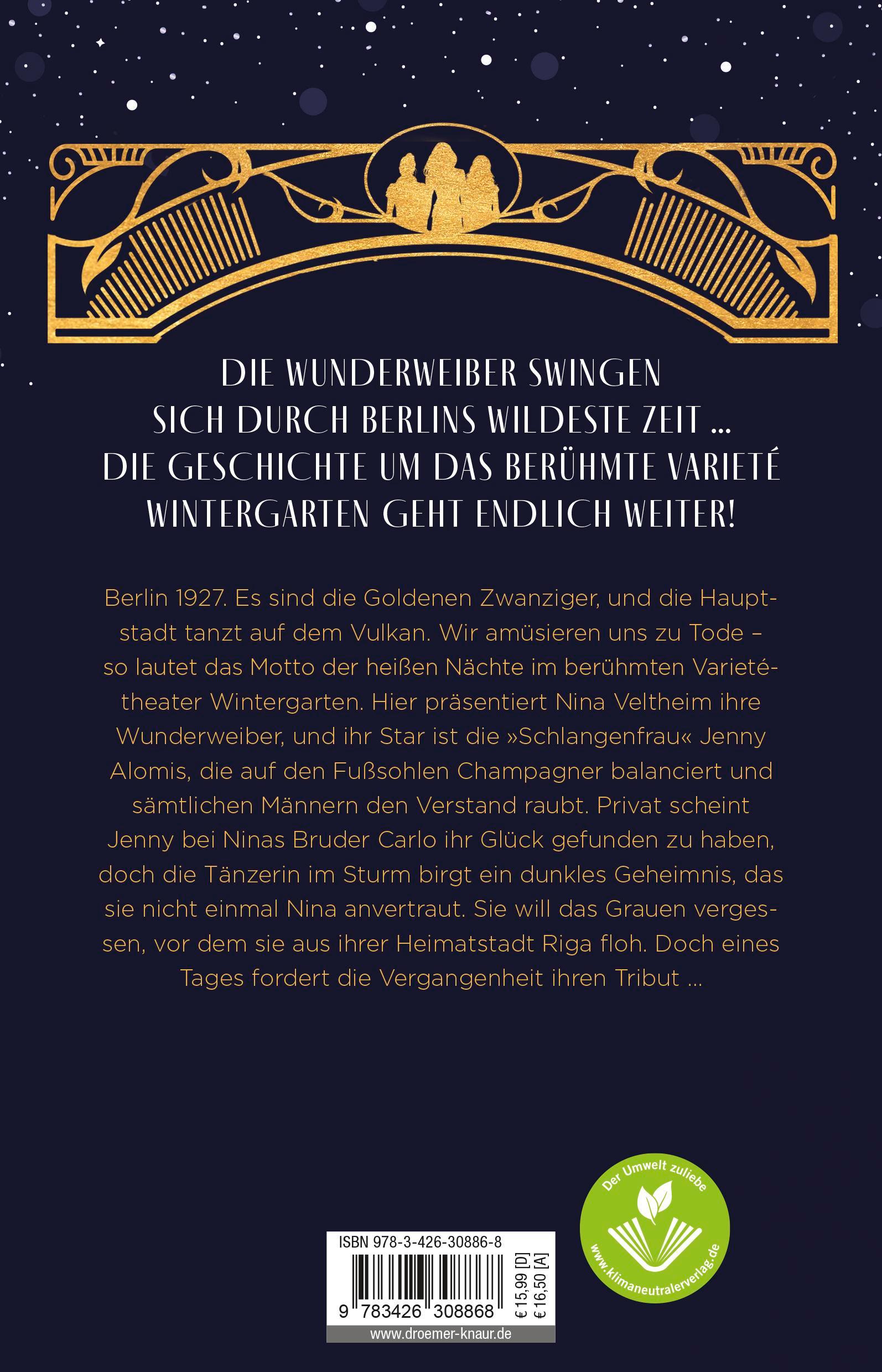 Rückseitencover Die Wintergarten-Frauen. Die Sehnsucht brennt