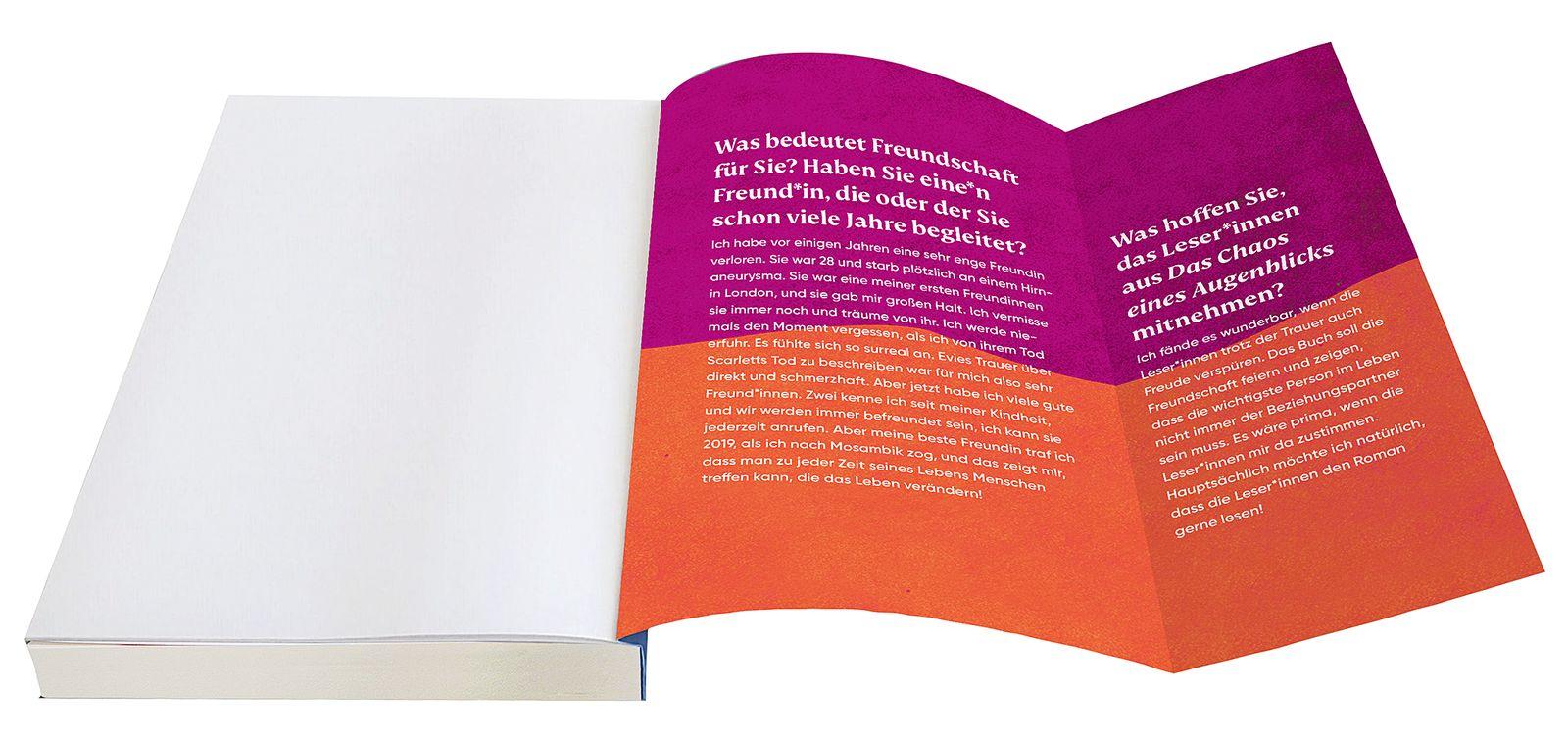 Beispielinhalt (Bild) Das Chaos eines Augenblicks