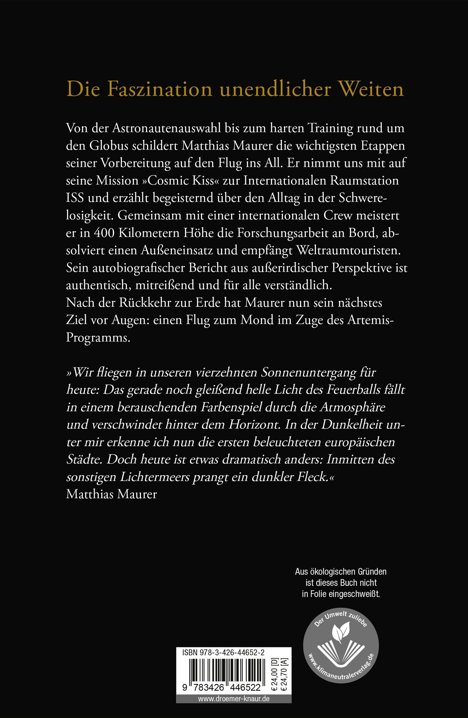 Rückseitencover Cosmic Kiss