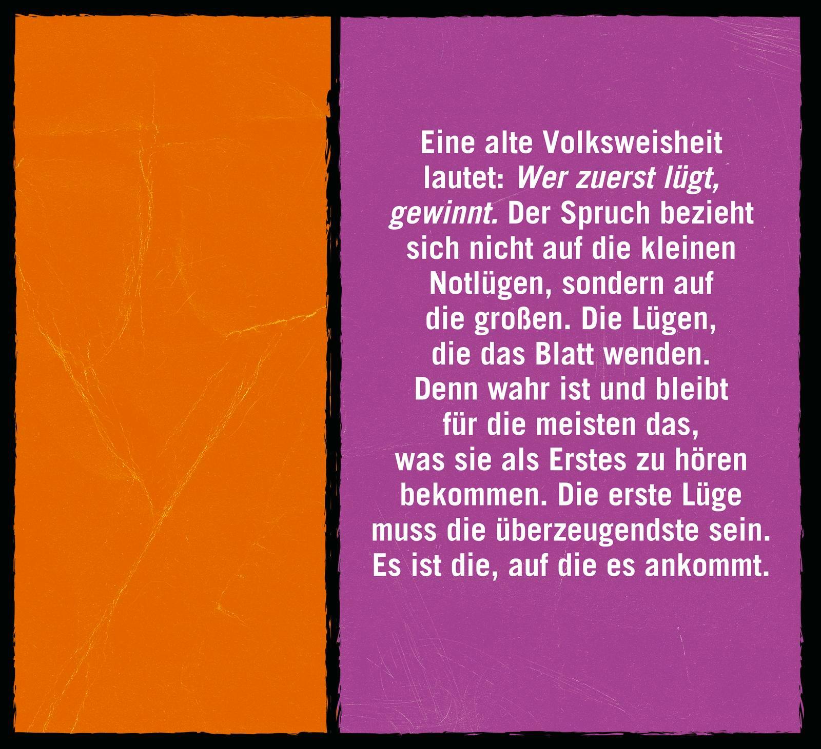 Beispielinhalt (Bild) Wer zuerst lügt