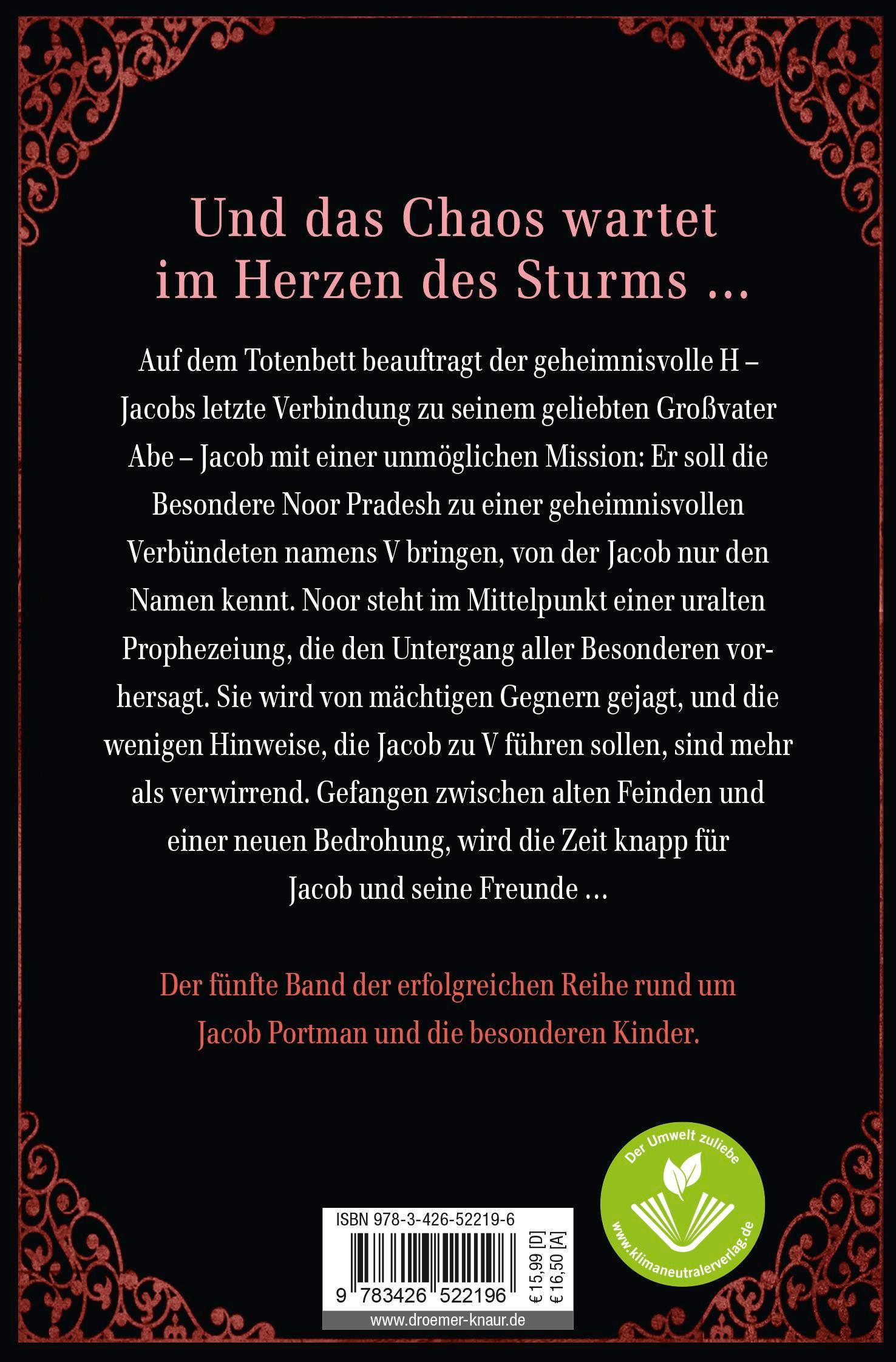 Rückseitencover Das Vermächtnis der besonderen Kinder