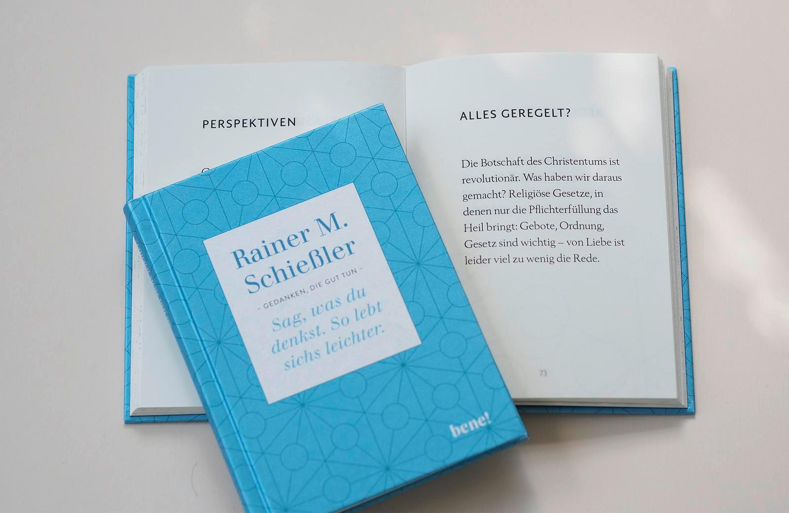 Beispielinhalt (Bild) Sag, was du denkst. So lebt sichs leichter