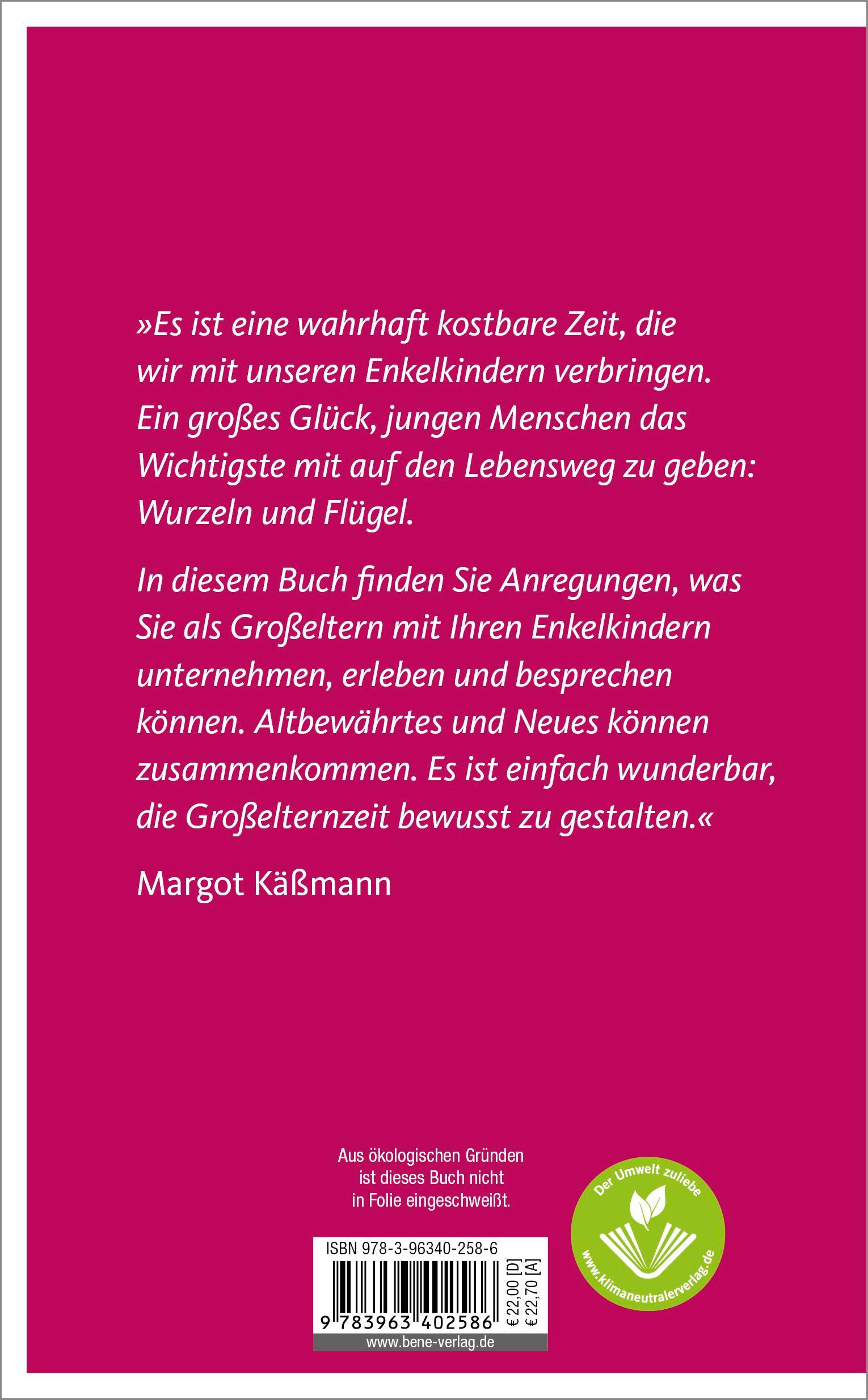 Rückseitencover Kostbare Zeit - Das Buch für Großeltern
