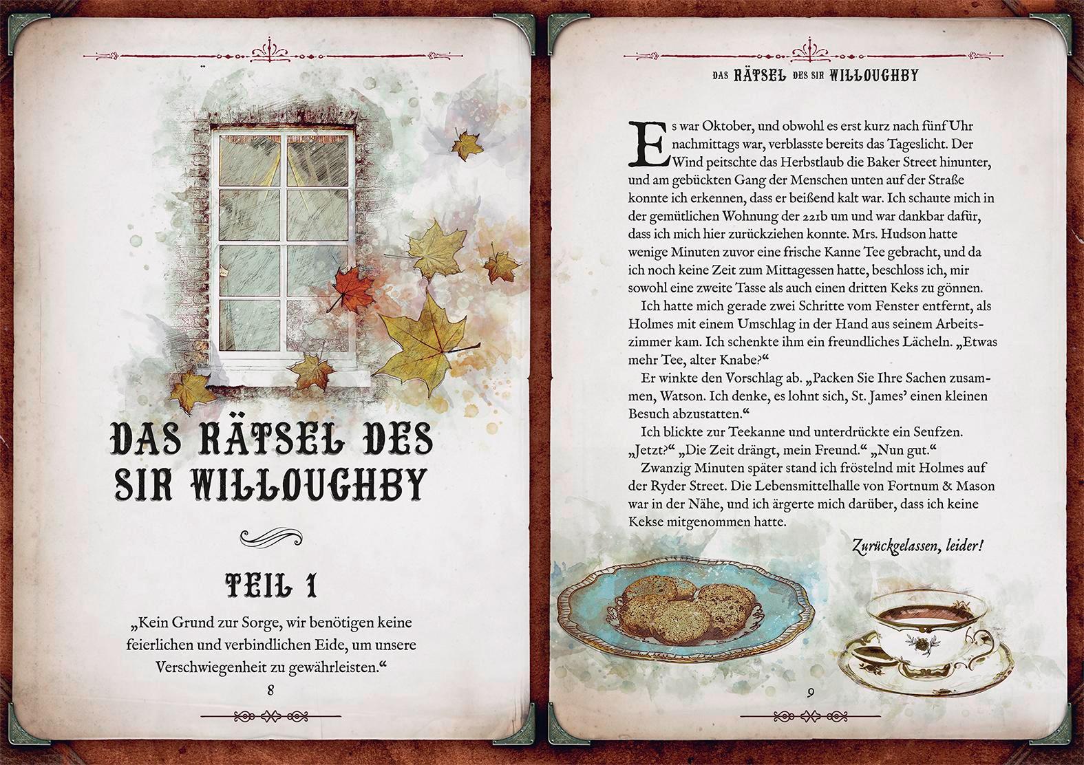 Beispielinhalt (Bild) Die rätselhaften Abenteuer des Sherlock Holmes