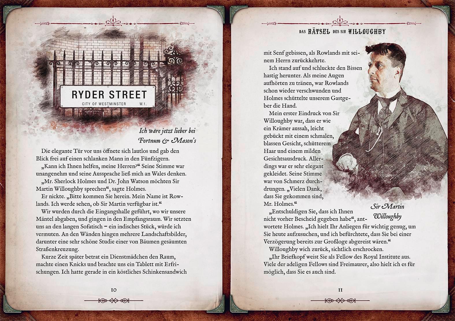 Beispielinhalt (Bild) Die rätselhaften Abenteuer des Sherlock Holmes