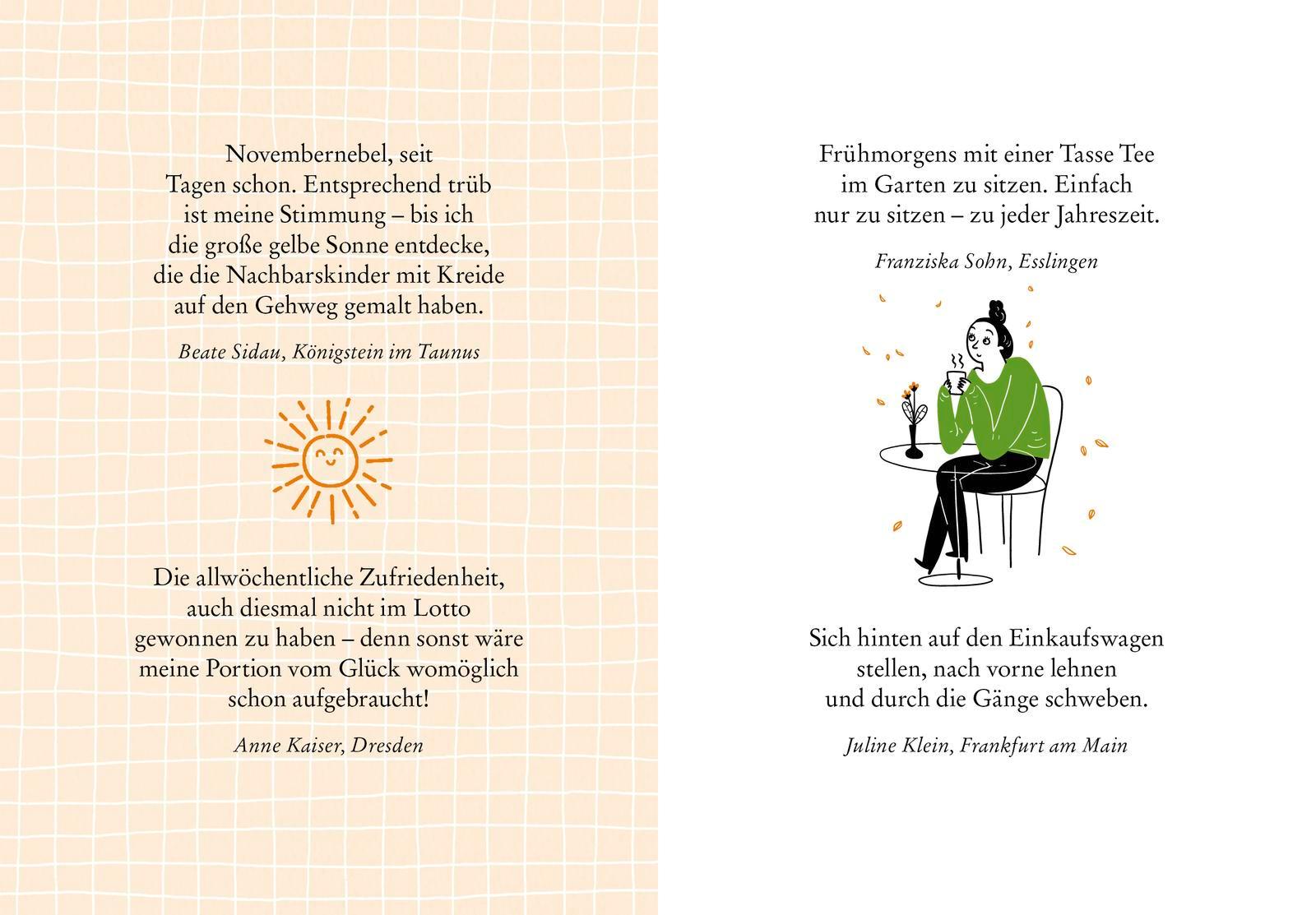 Beispielinhalt (Bild) Was mein Leben reicher macht