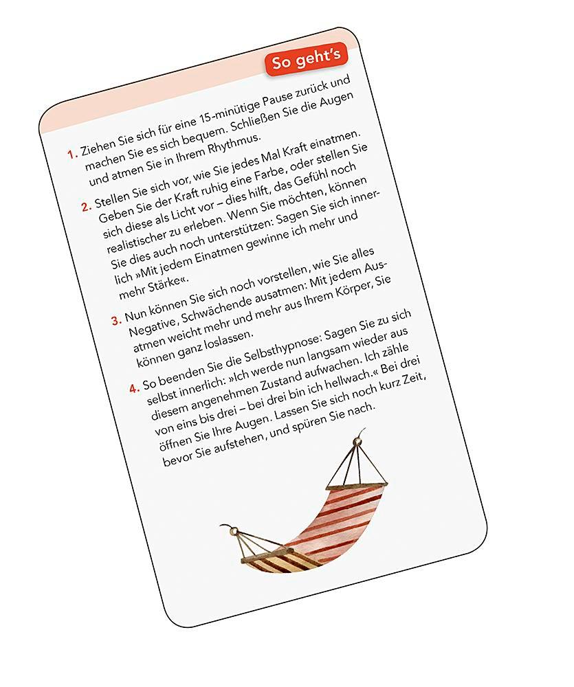 Beispielinhalt (Bild) Die Erste-Hilfe-Box für die Seele