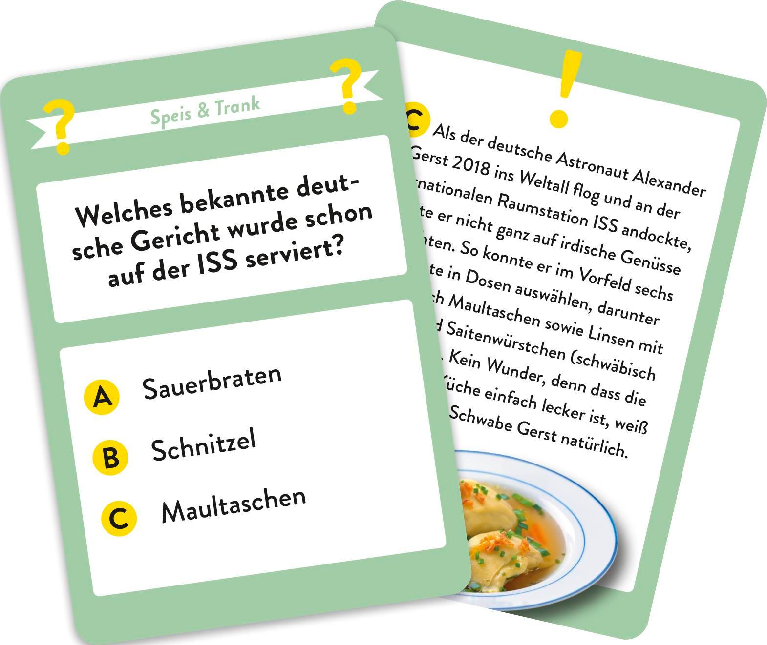 Beispielinhalt (Bild) Wer hätte das gedacht?! Das Unnützes-Wissen-Quiz Deutschland