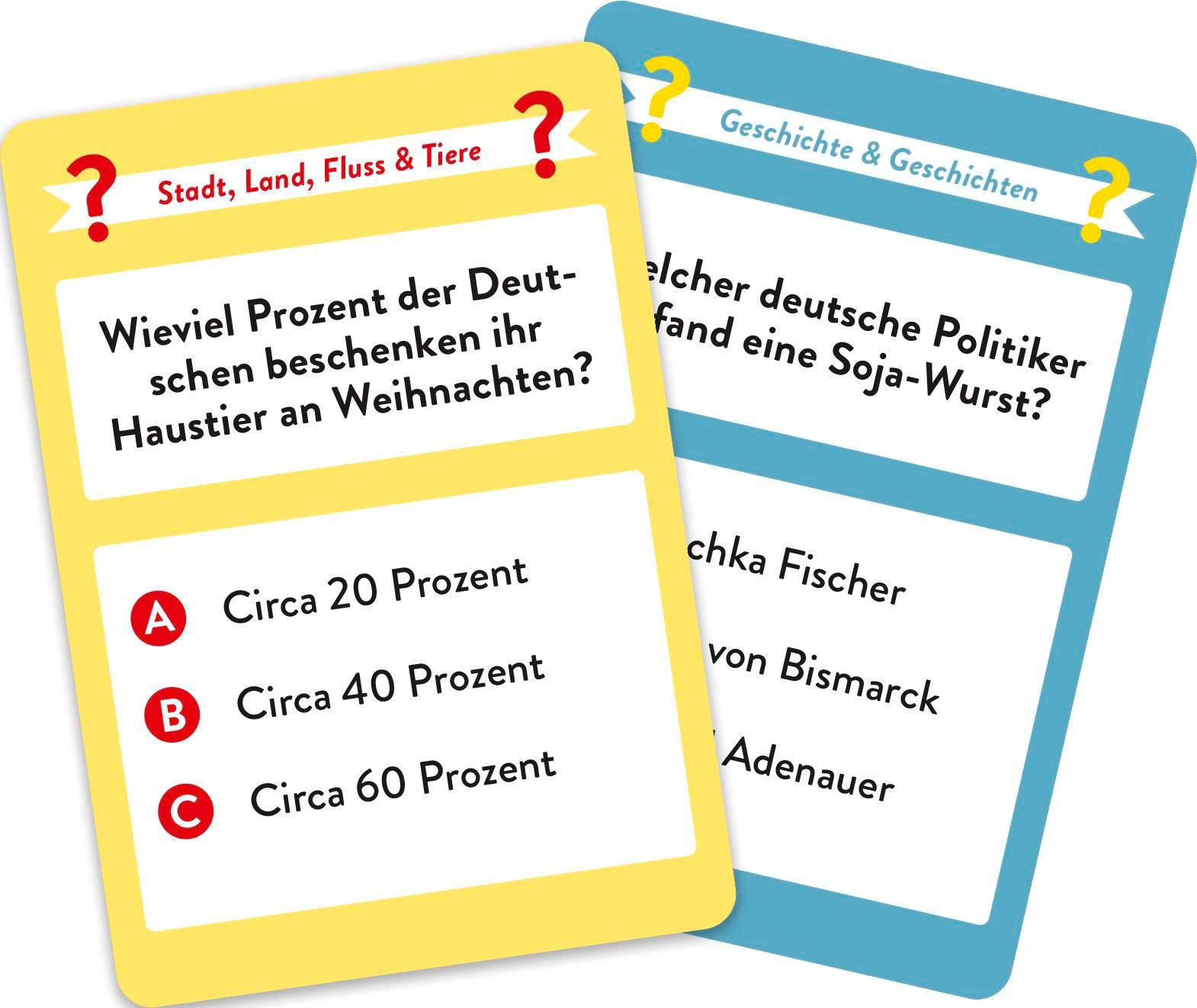 Beispielinhalt (Bild) Wer hätte das gedacht?! Das Unnützes-Wissen-Quiz Deutschland