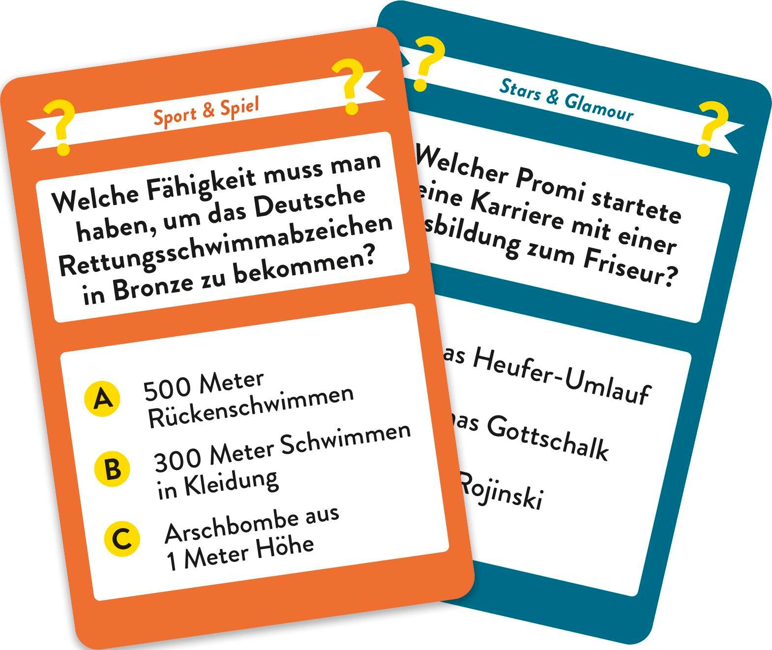 Beispielinhalt (Bild) Wer hätte das gedacht?! Das Unnützes-Wissen-Quiz Deutschland