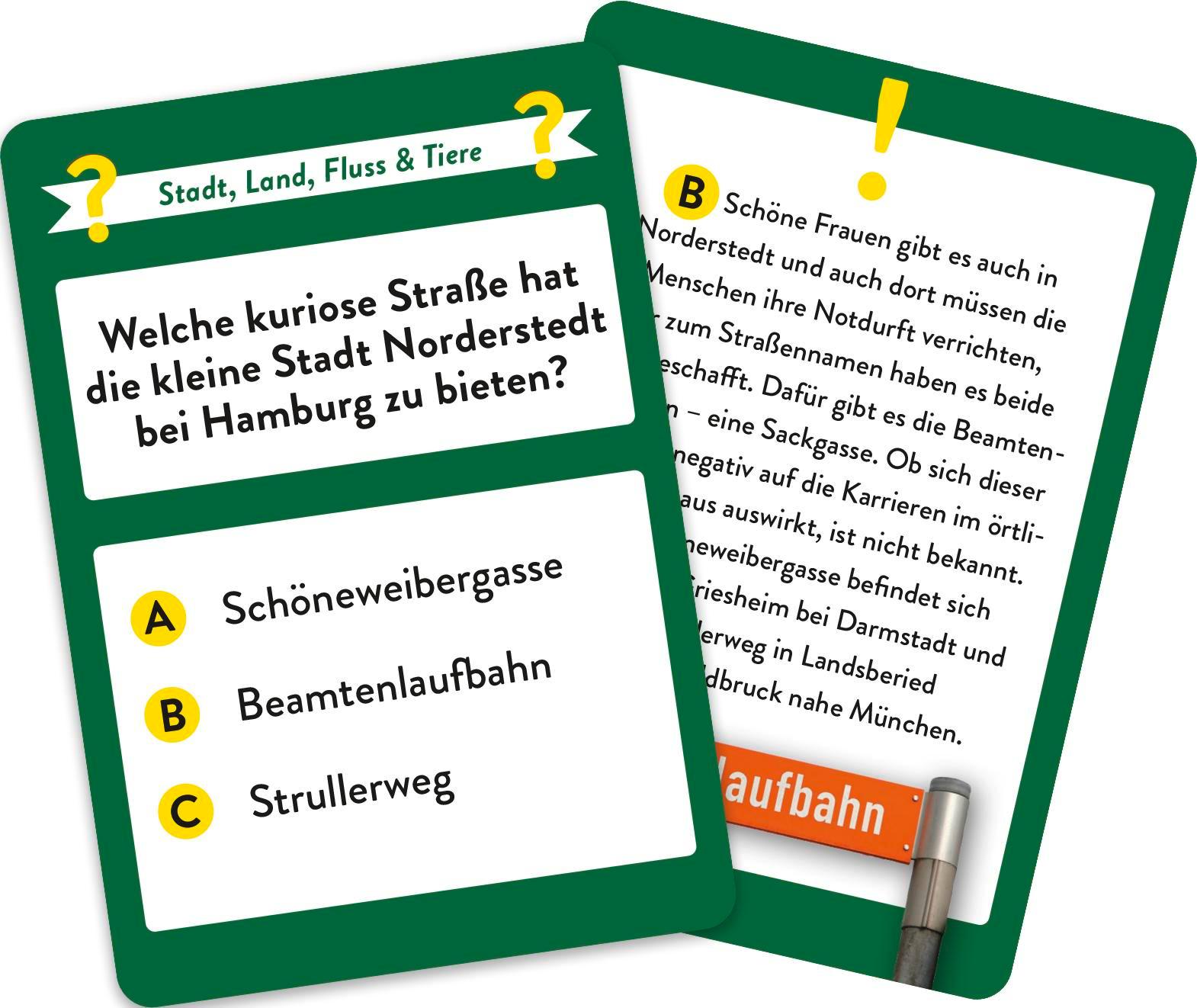 Beispielinhalt (Bild) Wer hätte das gedacht?! Das Unnützes-Wissen-Quiz Deutschland