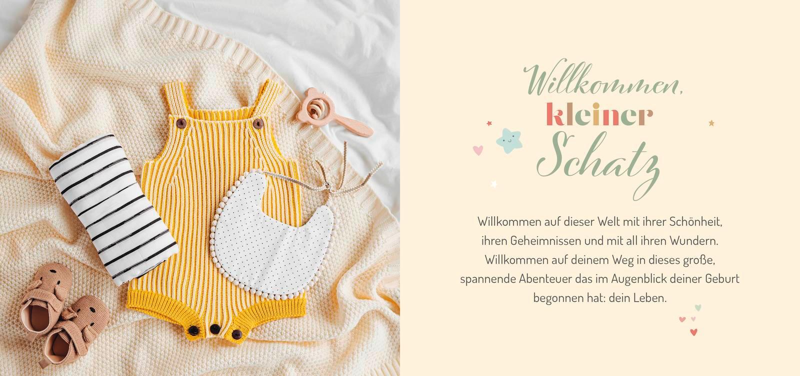 Beispielinhalt (Bild) Willkommen, kleiner Schatz