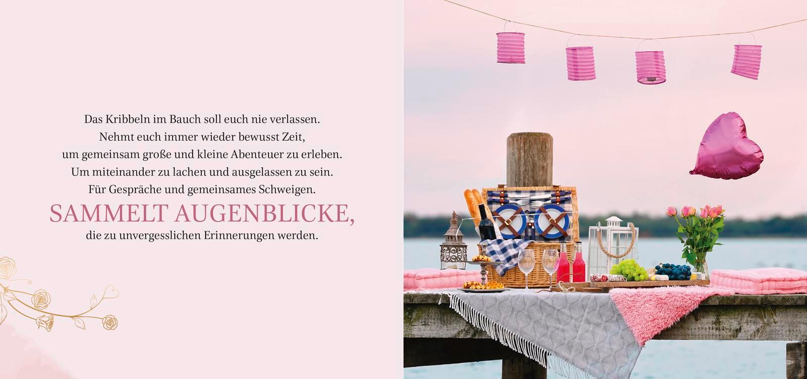 Beispielinhalt (Bild) Die besten Wünsche zur Hochzeit