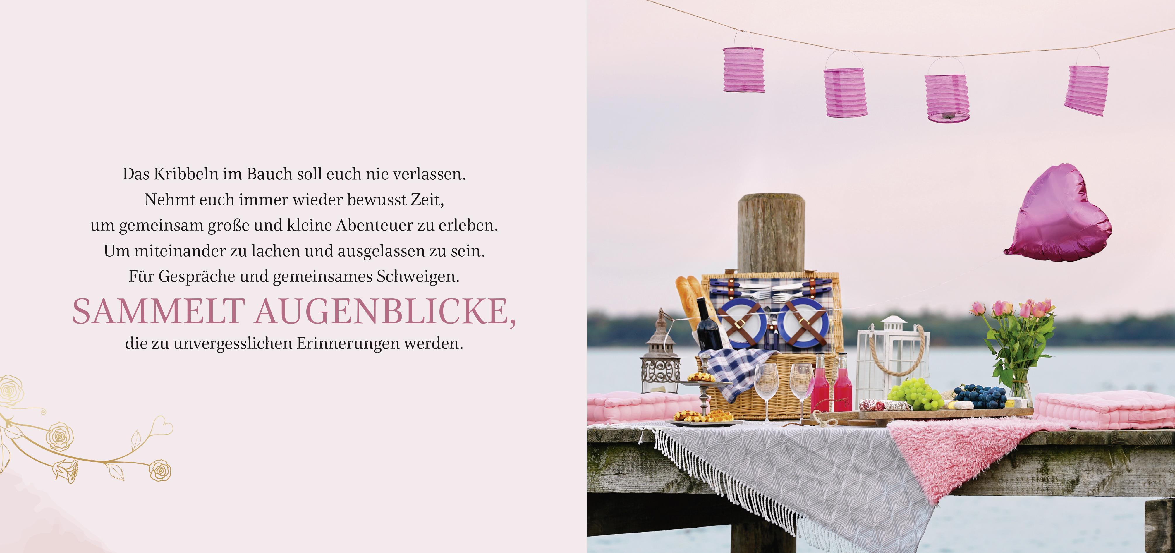 Beispielinhalt (Bild) Die besten Wünsche zur Hochzeit