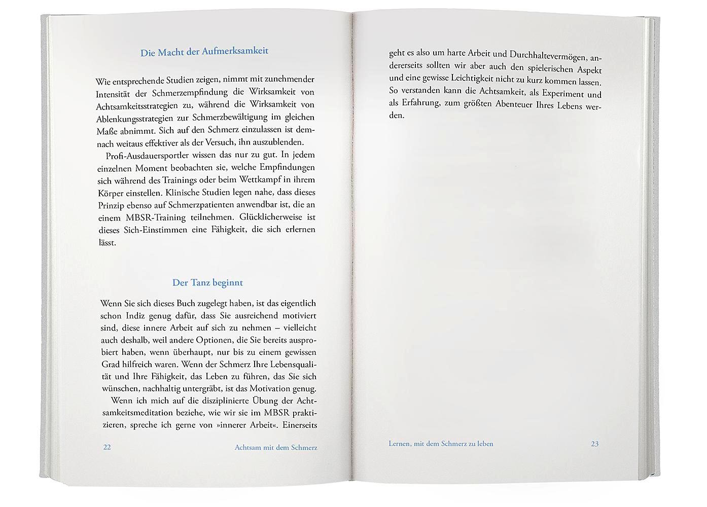 Beispielinhalt (Bild) Achtsam mit dem Schmerz