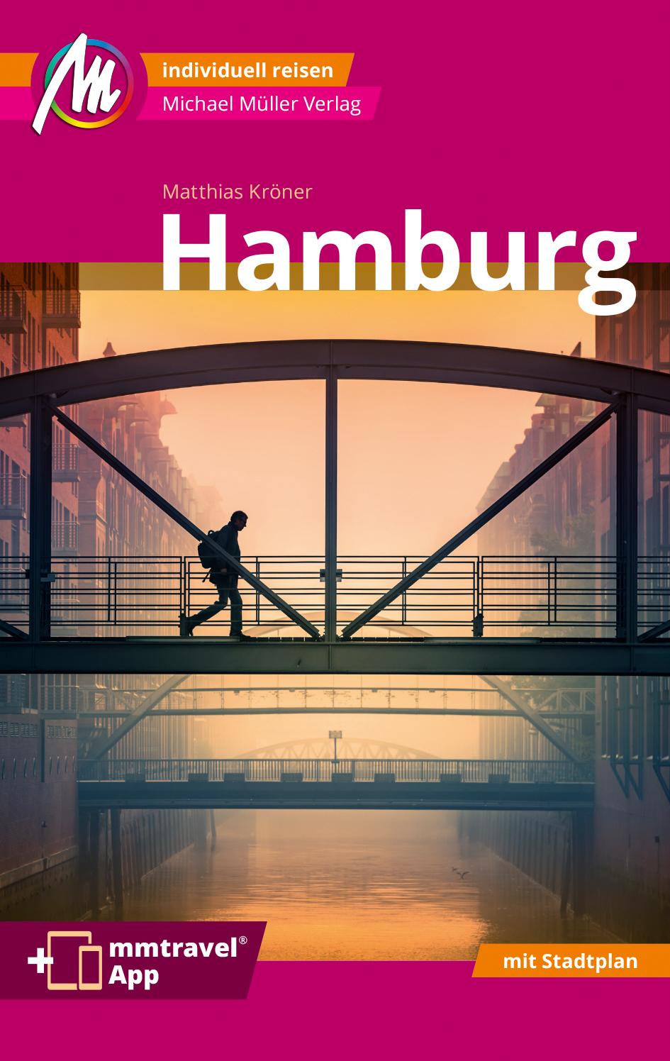 Vorderes Coverbild MICHAEL MÜLLER REISEFÜHRER Hamburg MM-City