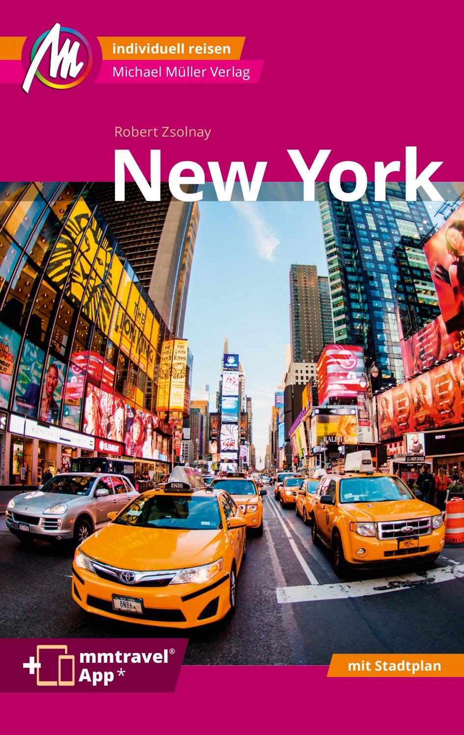 Vorderes Coverbild New York MM-City Reiseführer Michael Müller Verlag