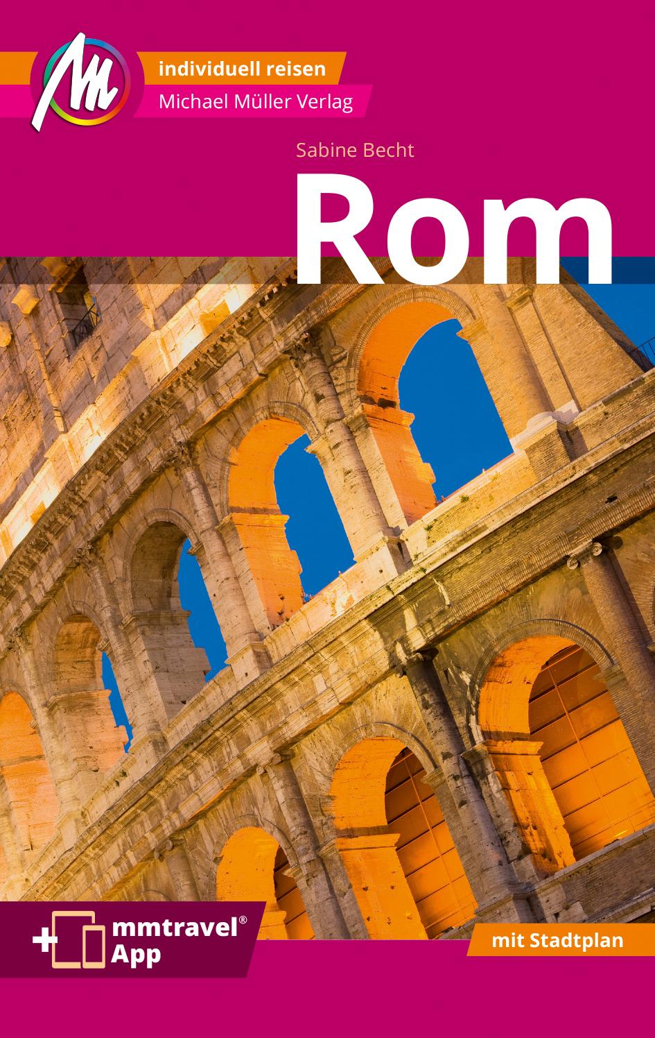 Vorderes Coverbild MICHAEL MÜLLER REISEFÜHRER Rom MM-City