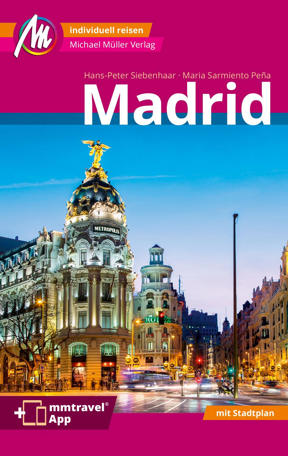 Vorderes Coverbild Madrid MM-City Reiseführer Michael Müller Verlag