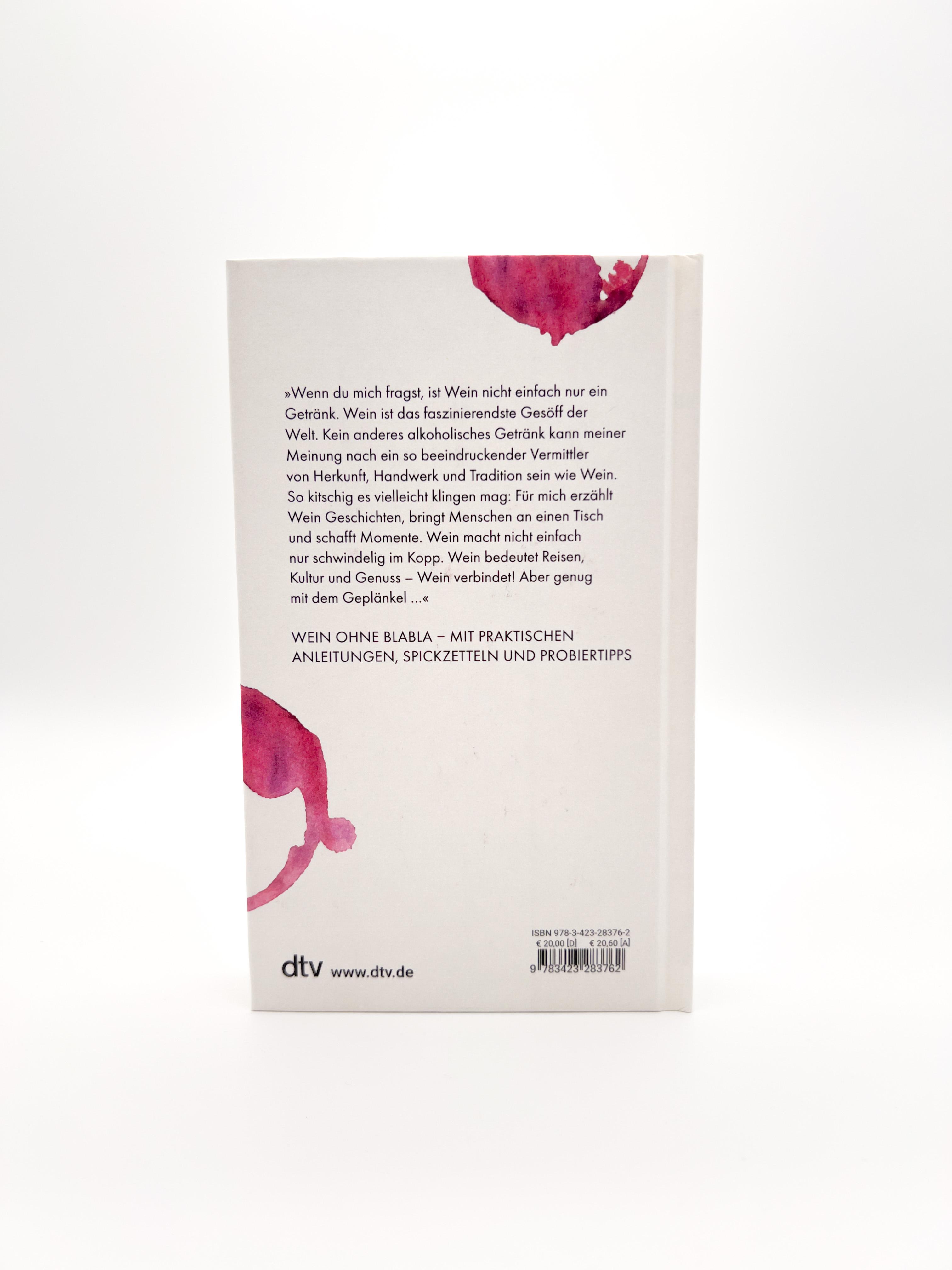 Beispielinhalt (Bild) Das Weinbuch - ohne Blabla