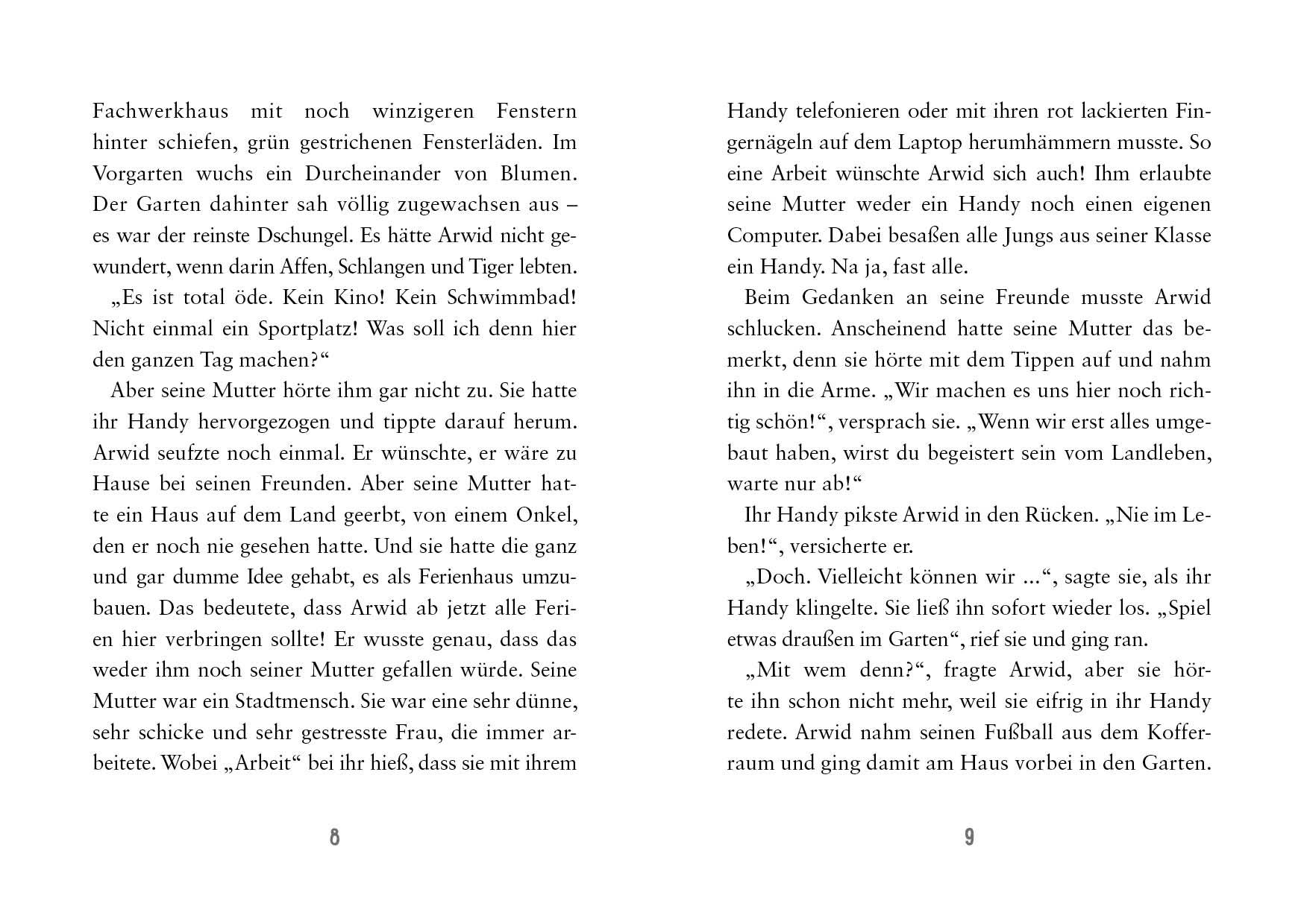 Beispielinhalt (Bild) Holly Holunder und der magische Garten