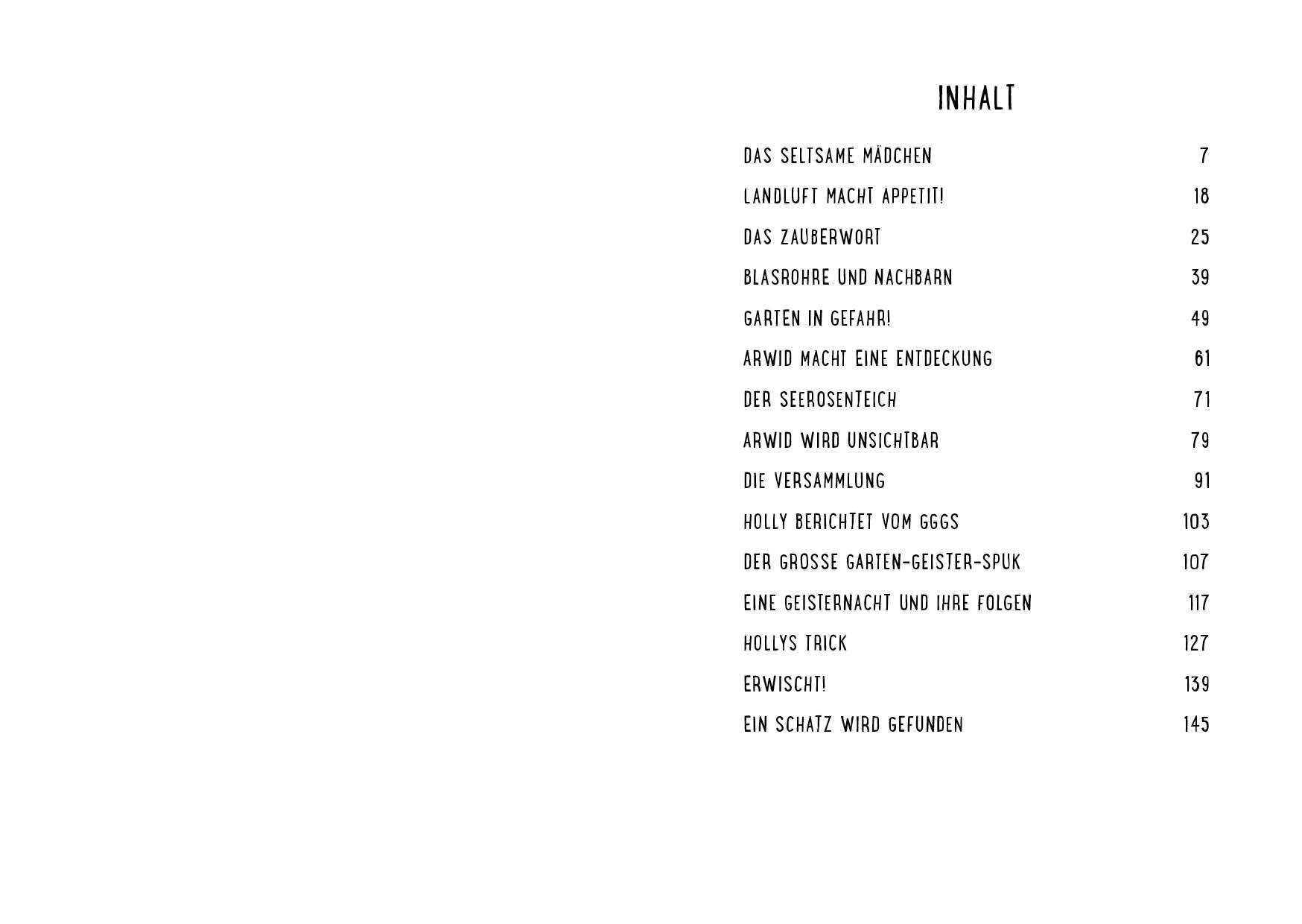 Beispielinhalt (Bild) Holly Holunder und der magische Garten