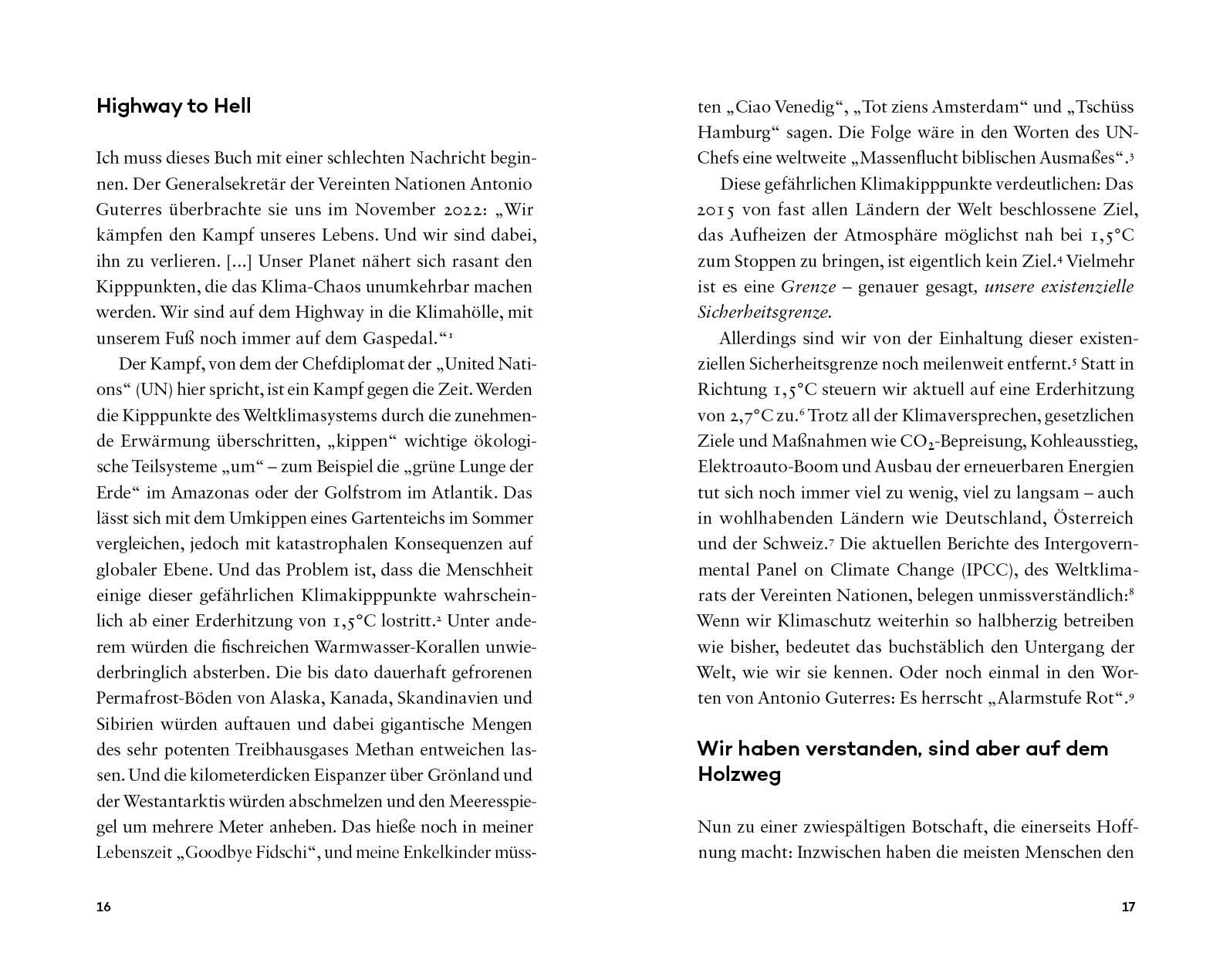 Beispielinhalt (Bild) Hoch die Hände, Klimawende!