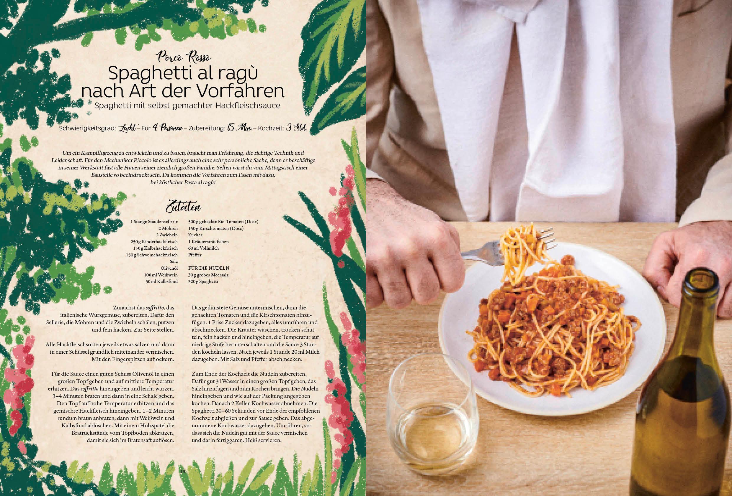 Beispielinhalt (Bild) Das inoffizielle Ghibli-Kochbuch - Für alle Fans des legendären Anime-Studios