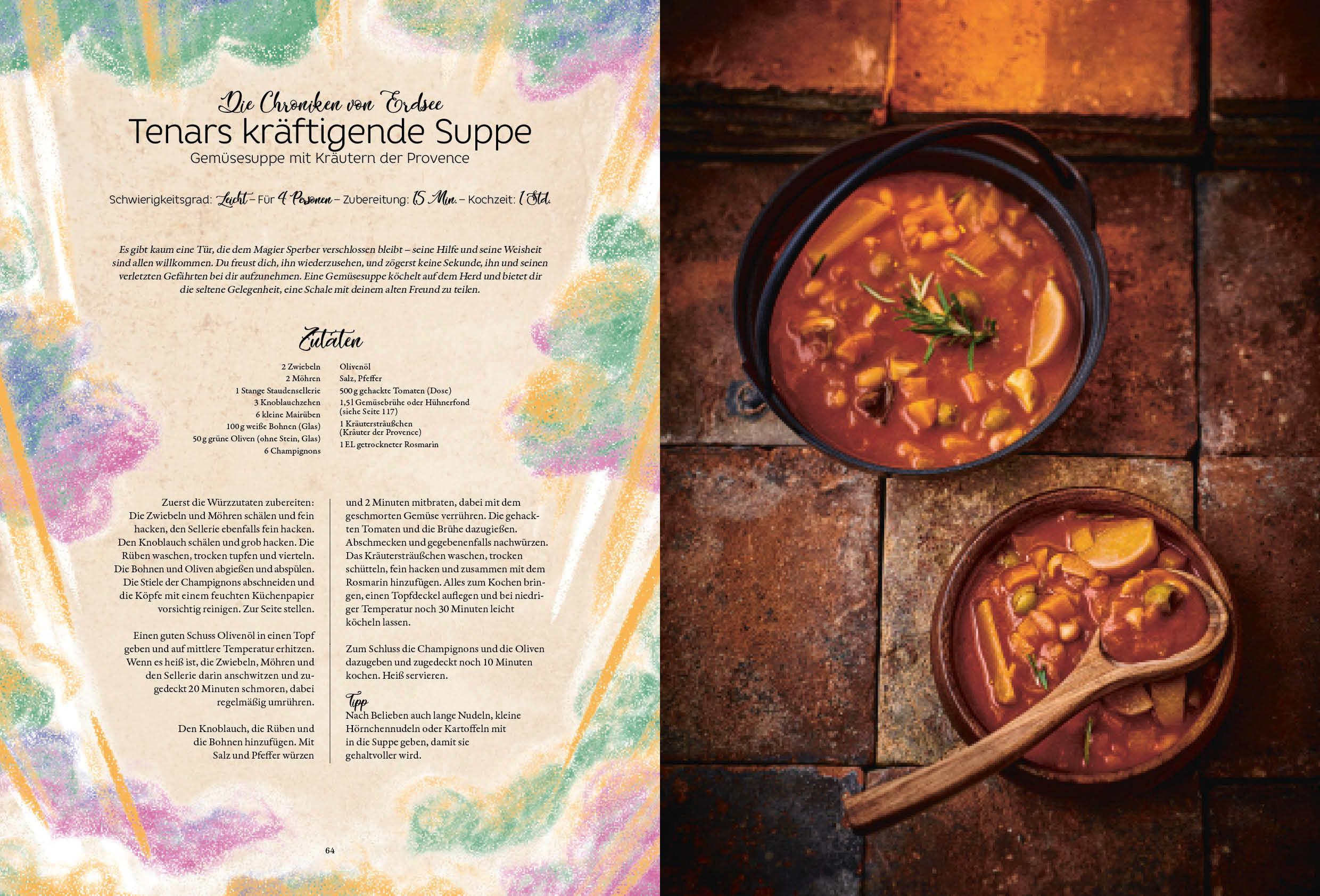 Beispielinhalt (Bild) Das inoffizielle Ghibli-Kochbuch - Für alle Fans des legendären Anime-Studios