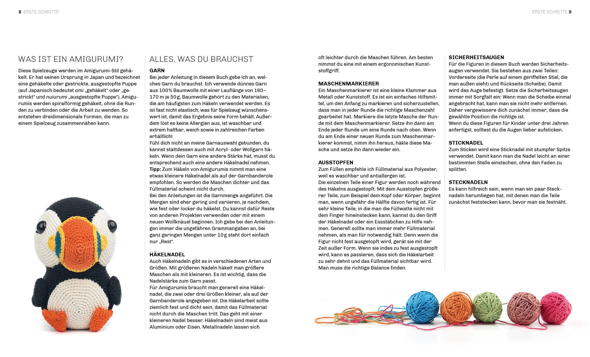 Beispielinhalt (Bild) Die Amigurumi-Häkelschule