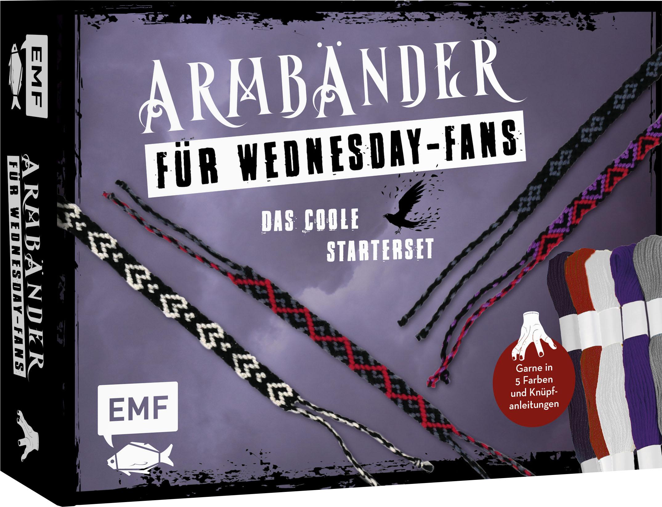 Vorderes Coverbild Armbänder für Wednesday-Fans knüpfen