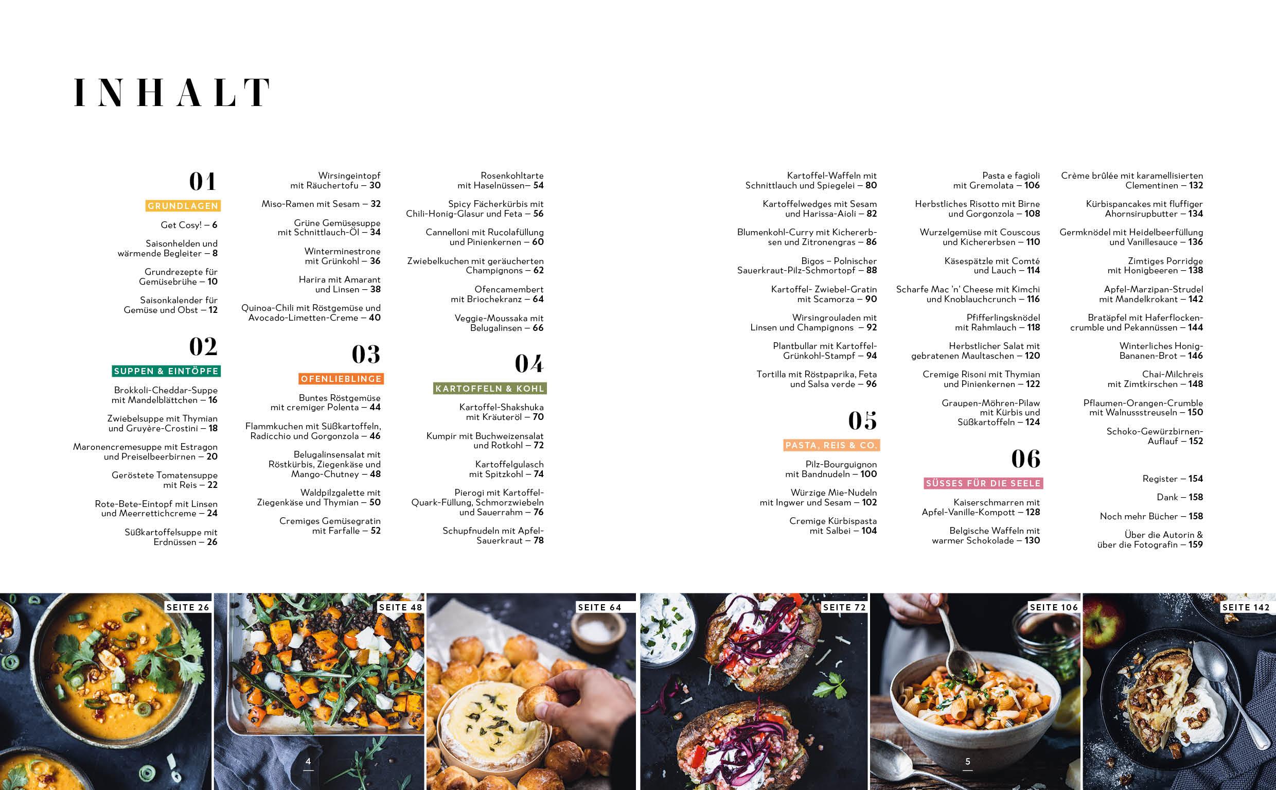 Beispielinhalt (Bild) Cosy Kitchen - Deftig vegetarisch