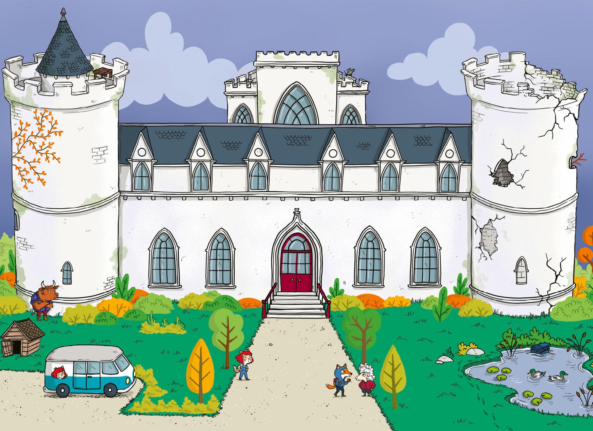 Beispielinhalt (Bild) Agatha Crispie auf Spurensuche - Geschichten mit Bilderrätseln