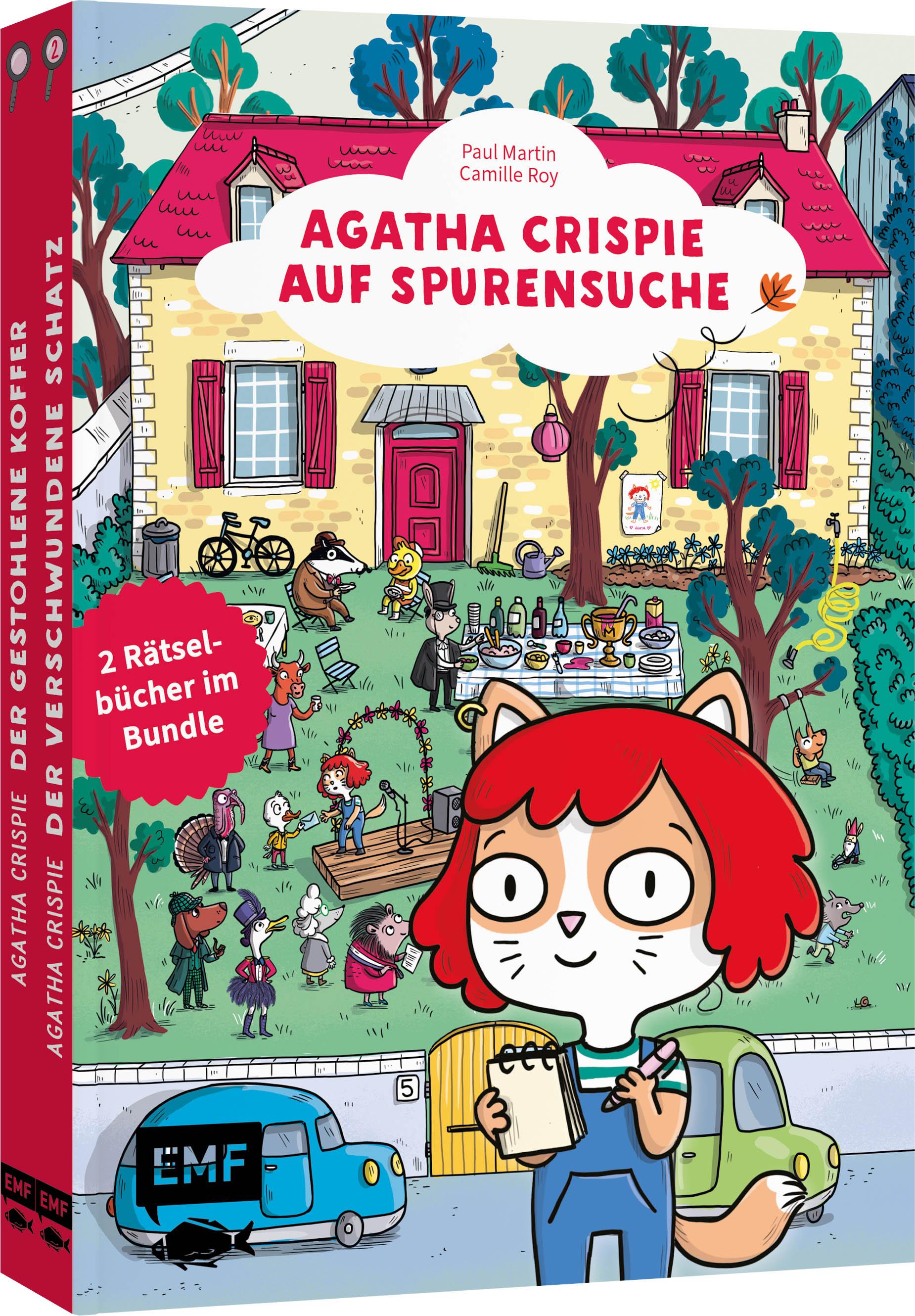 Vorderes Coverbild Agatha Crispie auf Spurensuche - Geschichten mit Bilderrätseln