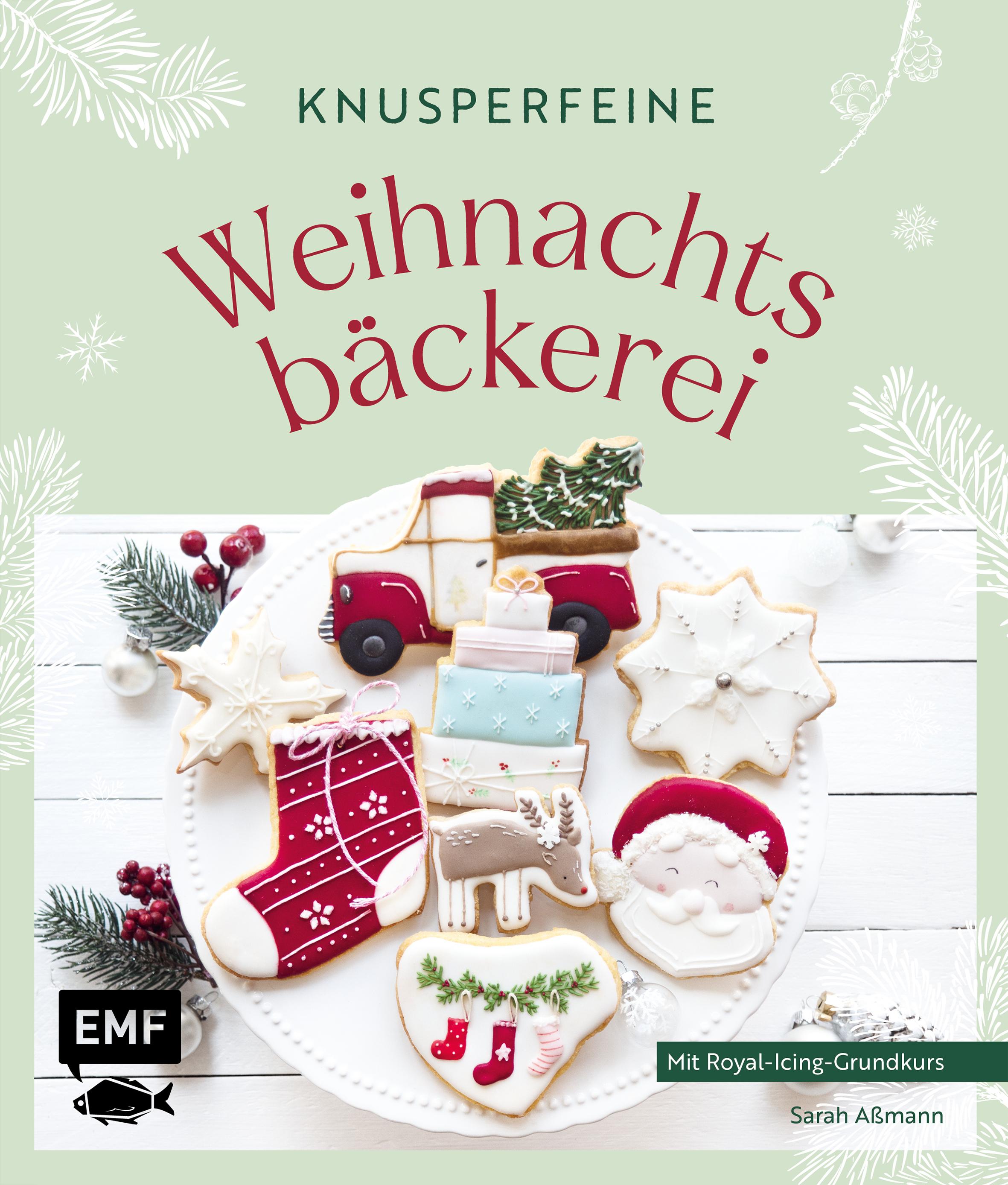 Vorderes Coverbild Knusperfeine Weihnachtsbäckerei