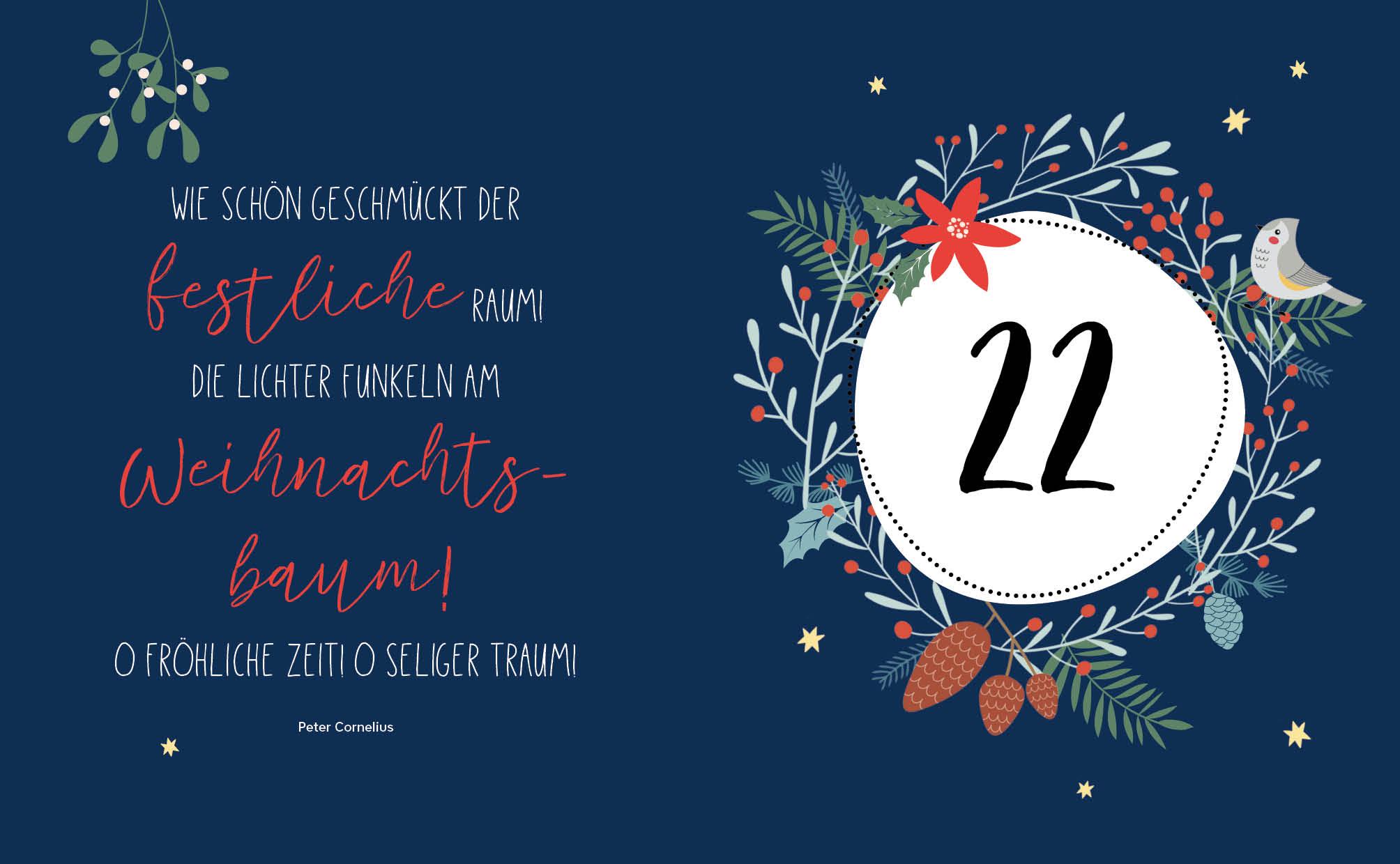 Beispielinhalt (Bild) Mein Adventskalender-Buch: Gartendeko-Liebe