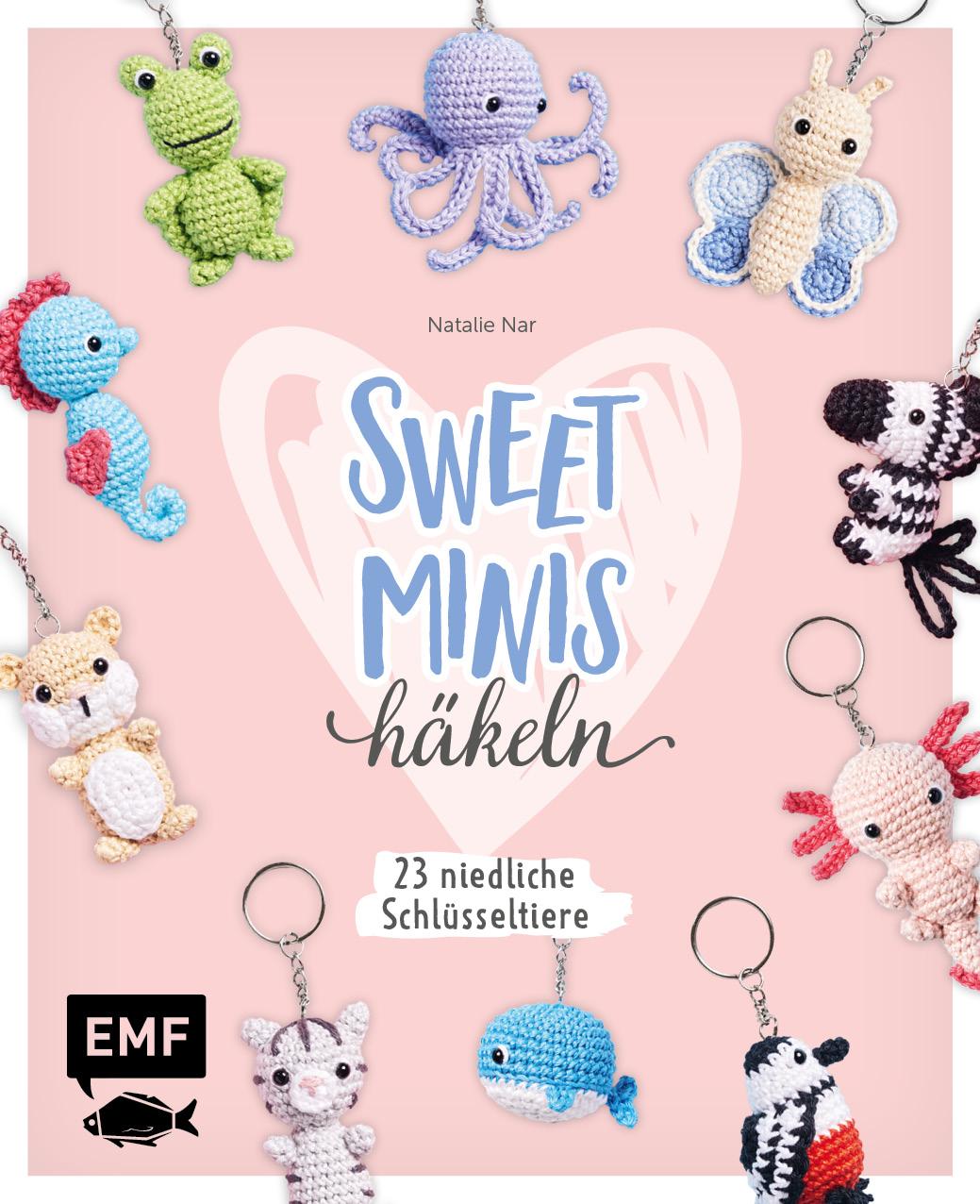 Vorderes Coverbild Sweet Minis häkeln - 23 niedliche Schlüsseltiere