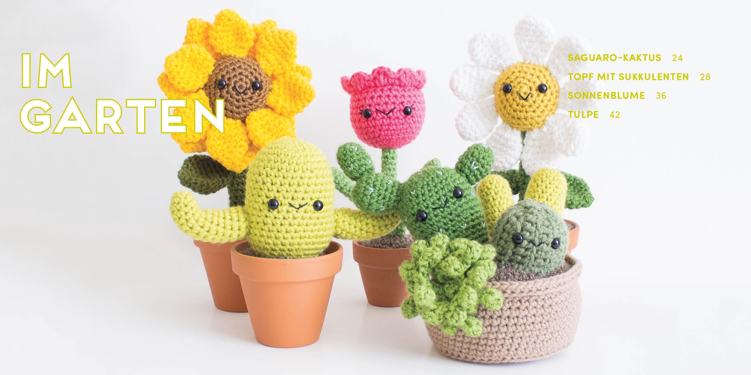 Beispielinhalt (Bild) Meine kunterbunte Amigurumi-Welt - super einfach 25 niedliche Figuren häkeln